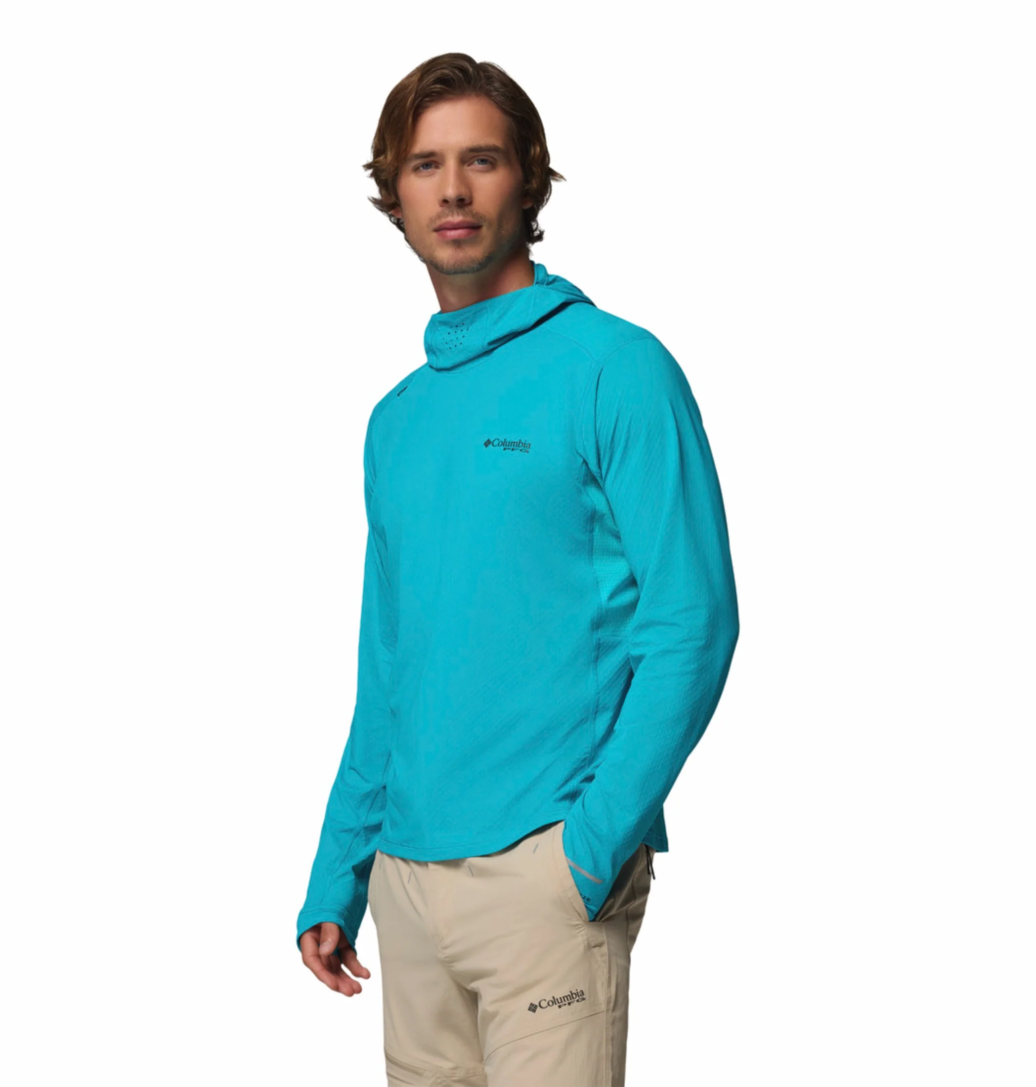 Columbia Men Blue Omni-Freeze Shadowcaster Zero Hoodie - Image 5