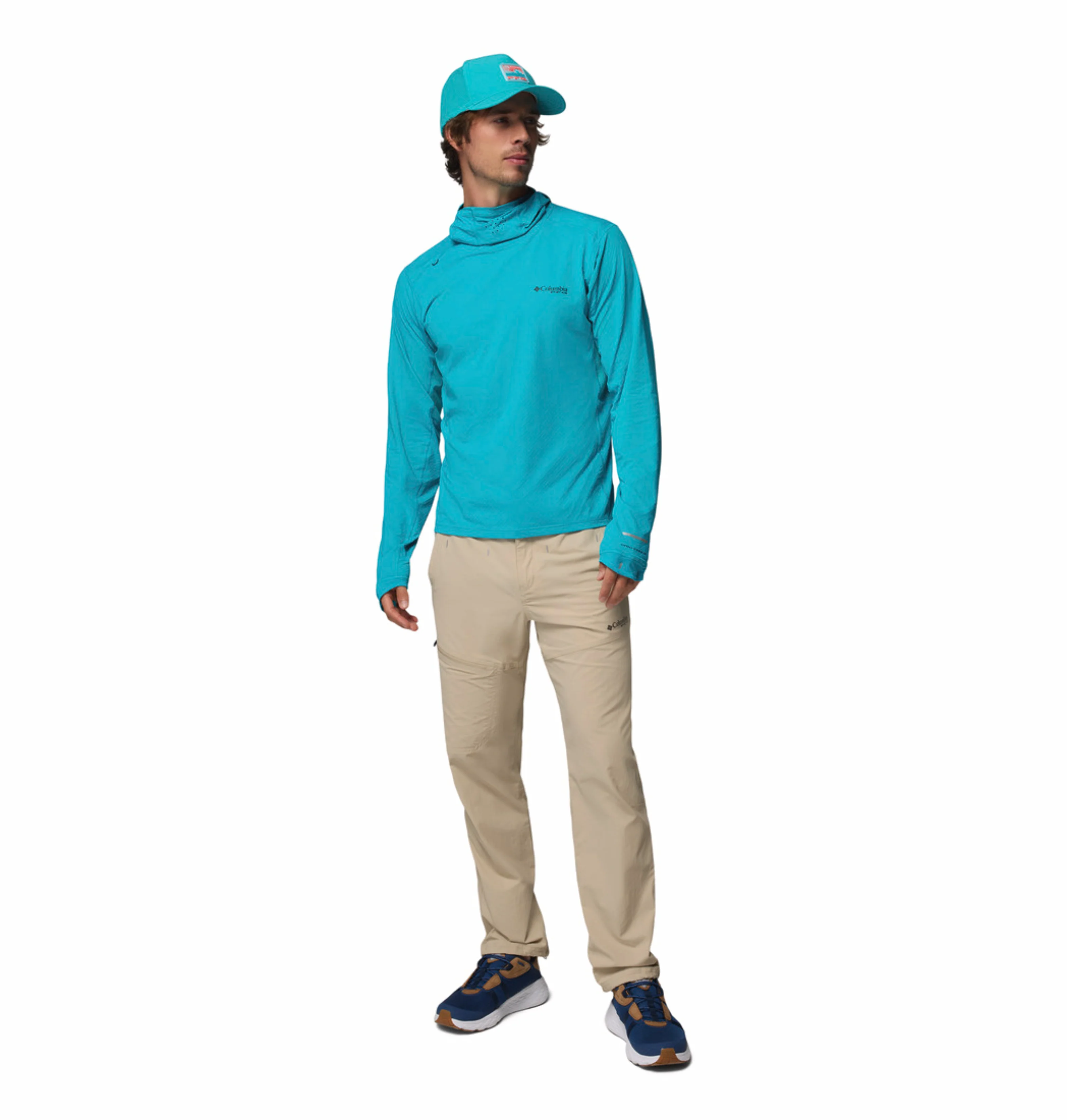 Columbia Men Blue Omni-Freeze Shadowcaster Zero Hoodie - Image 6