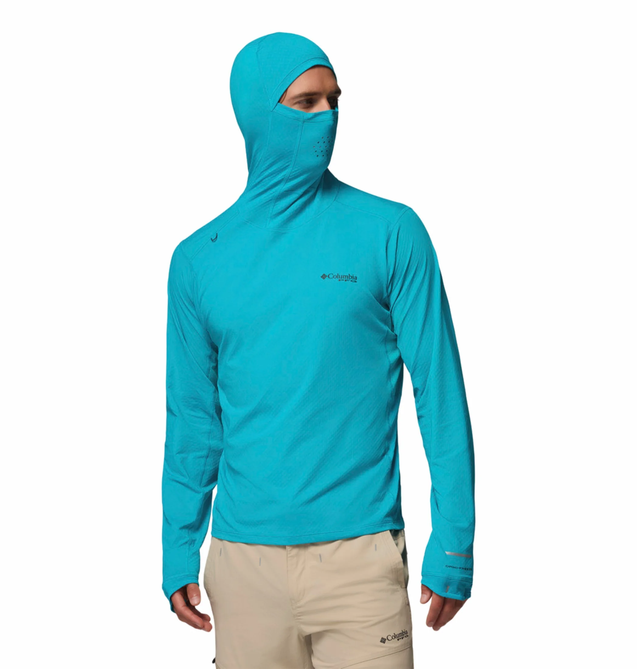 Columbia Men Blue Omni-Freeze Shadowcaster Zero Hoodie - Image 7