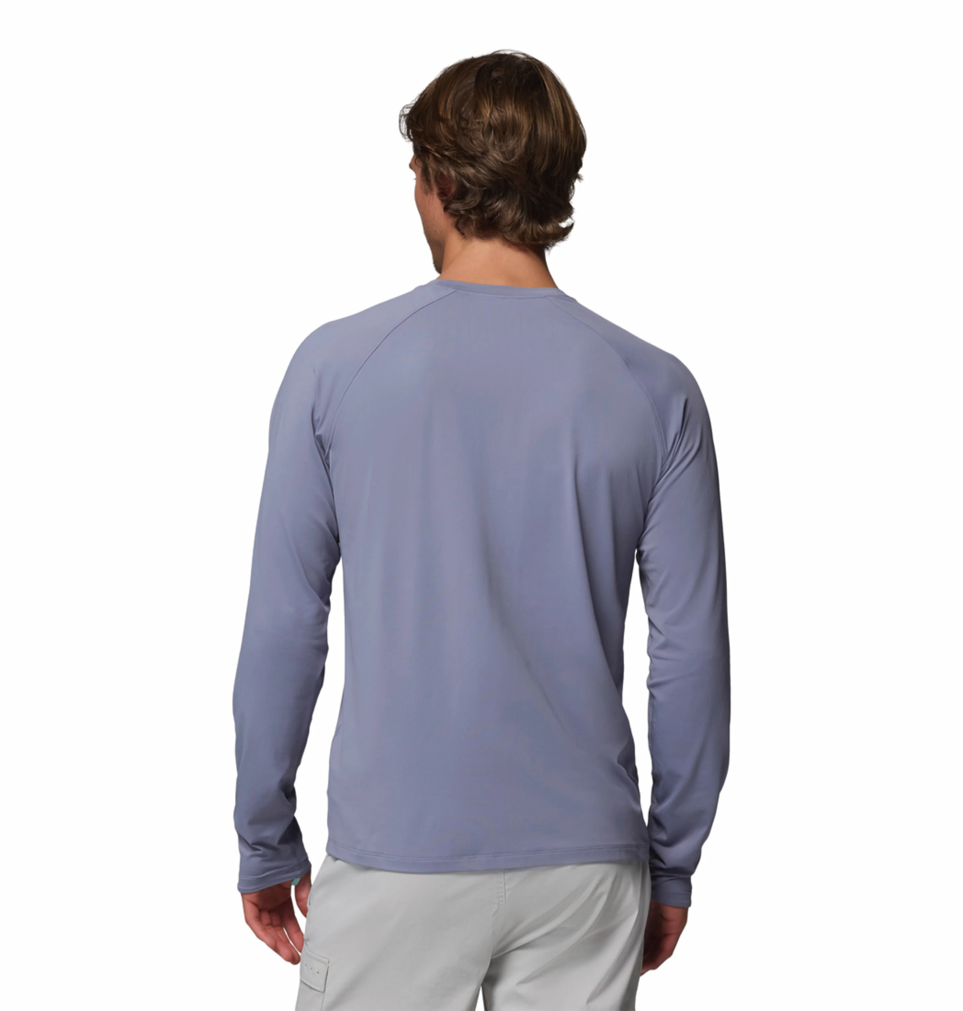 Columbia Men Blue Omni-Freeze Wild Cast Sun Tshirt - Image 4