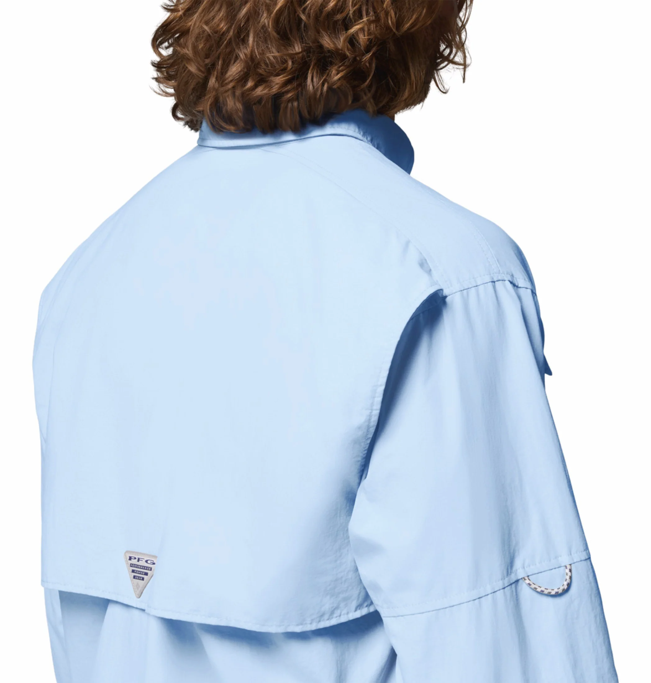 Columbia Men Blue Omni-Shade Bahama II Long Sleeve Shirt - Image 10