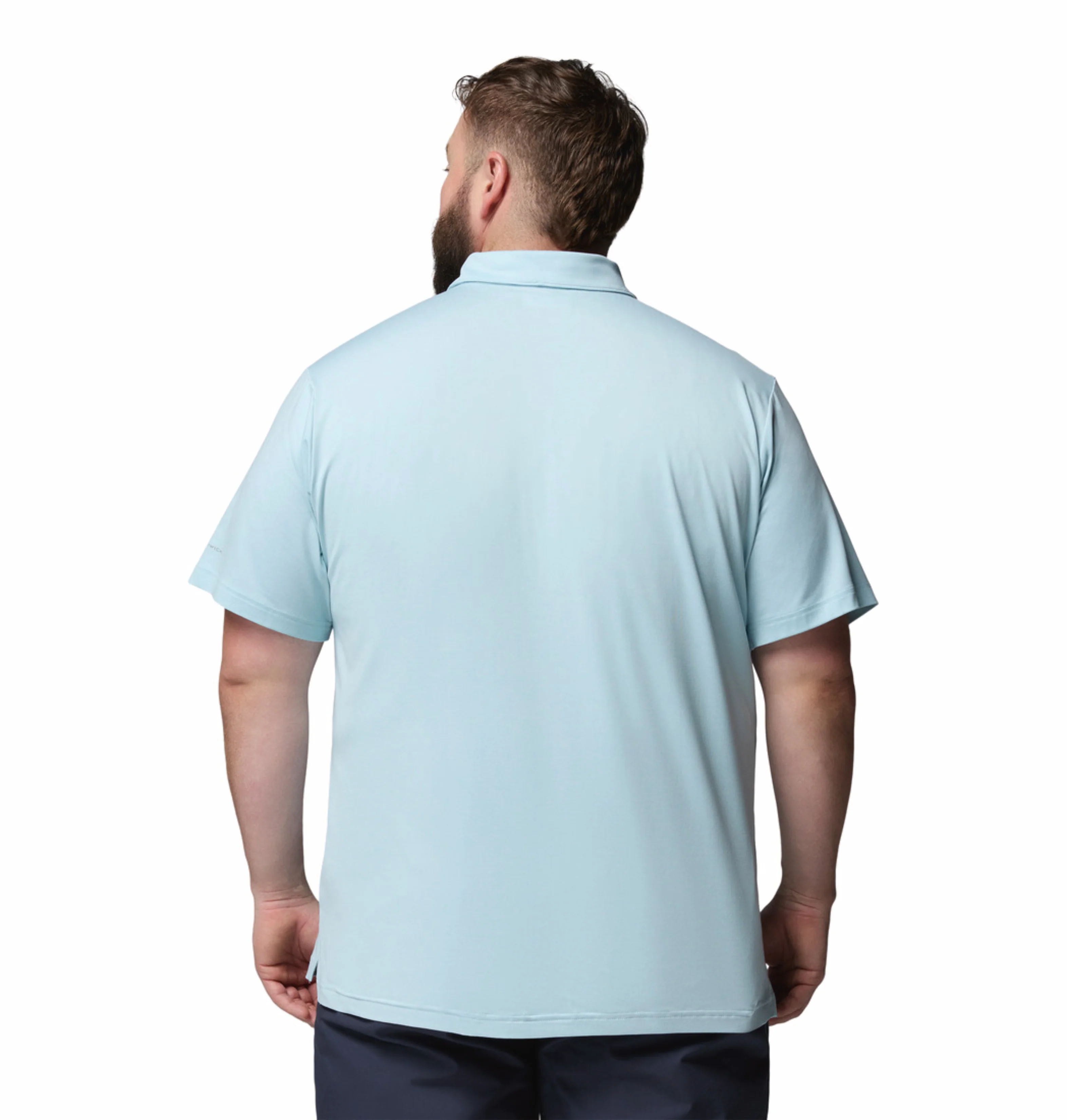 Columbia Men Blue Omni-Shade Parsons Point Polo Tshirt - Image 2