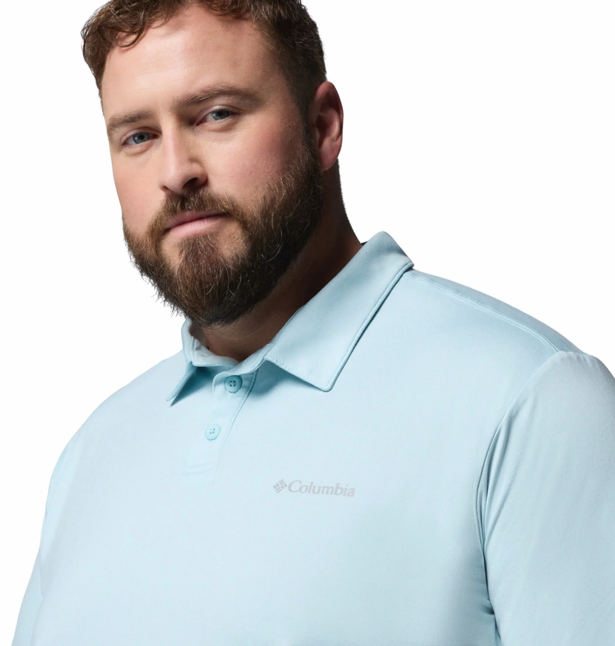 Columbia Men Blue Omni-Shade Parsons Point Polo Tshirt - Image 6