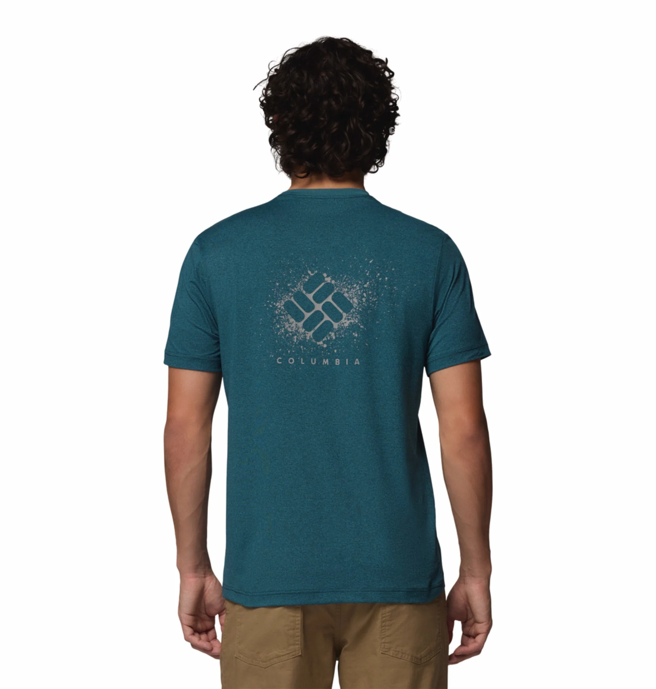 Columbia Men Blue Omni-Shade Parsons Point Tshirt - Image 4