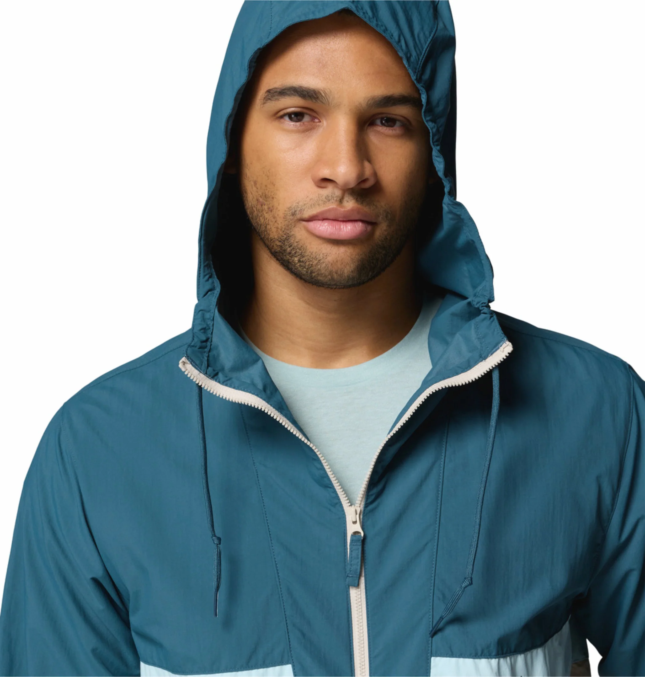 Columbia Men Blue Omni-Shade Spire Valley Windbreaker - Image 5