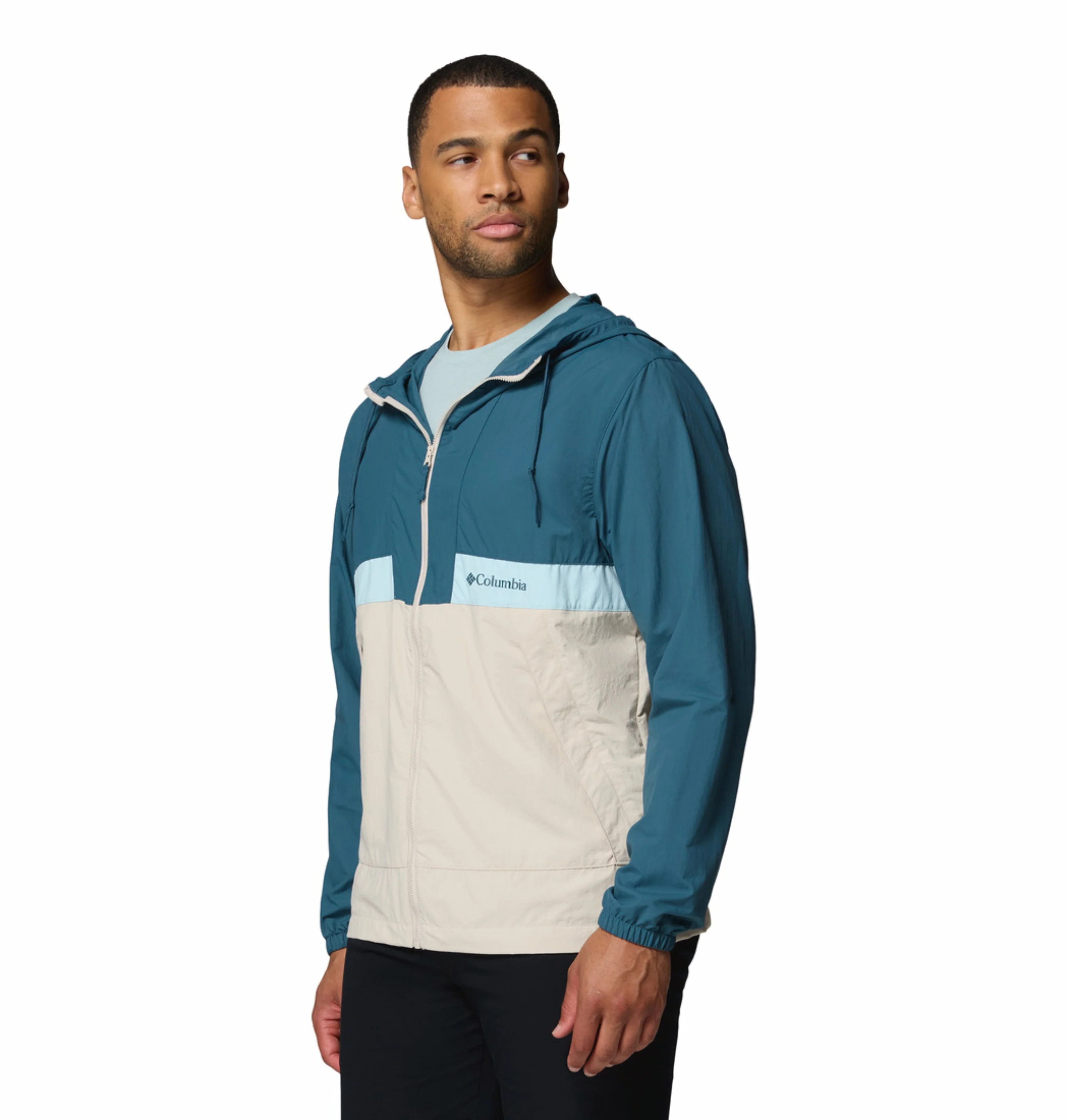 Columbia Men Blue Omni-Shade Spire Valley Windbreaker - Image 8