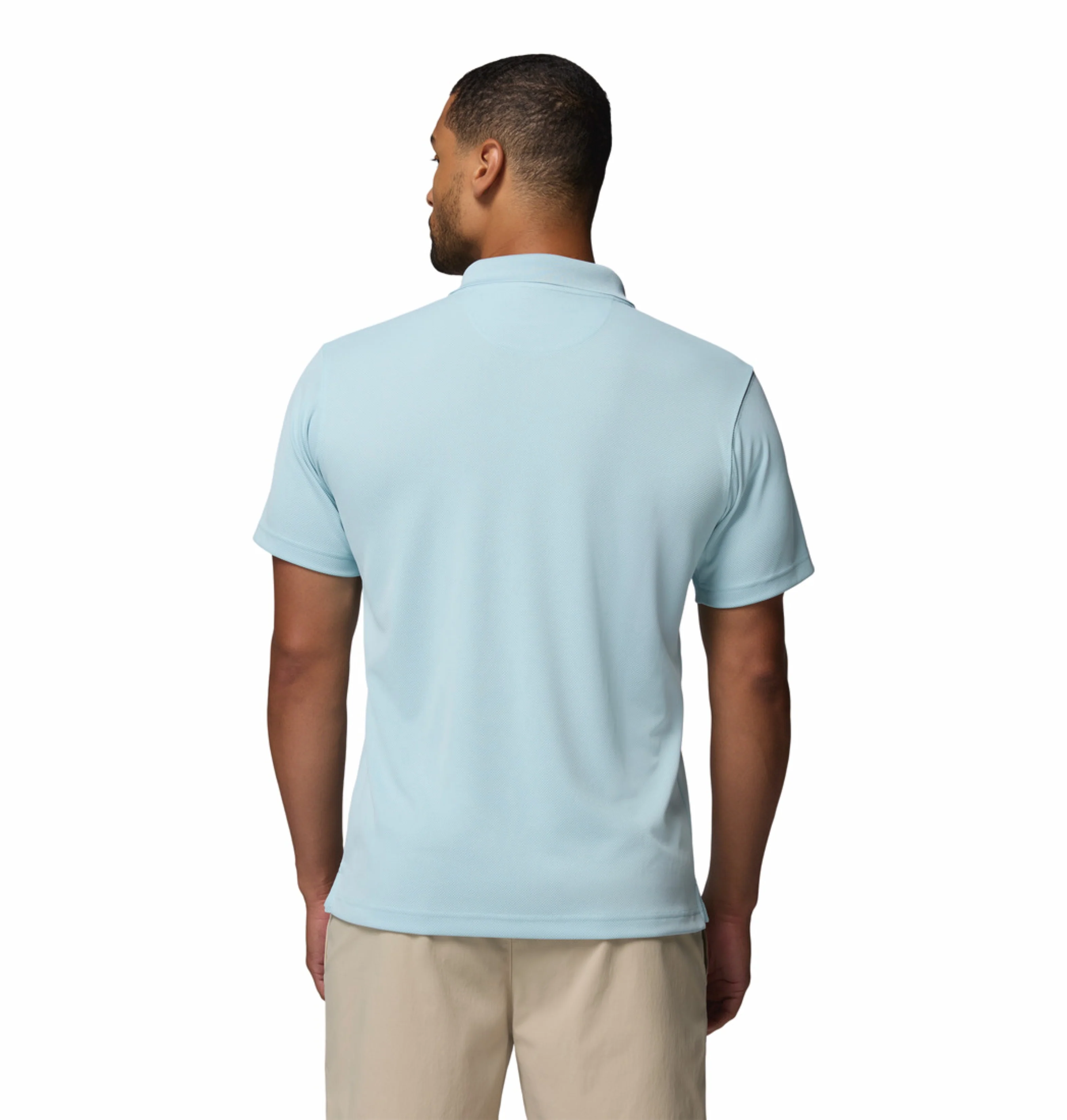Columbia Men Blue Omni-Shade Utilizer Polo Tshirt - Image 4