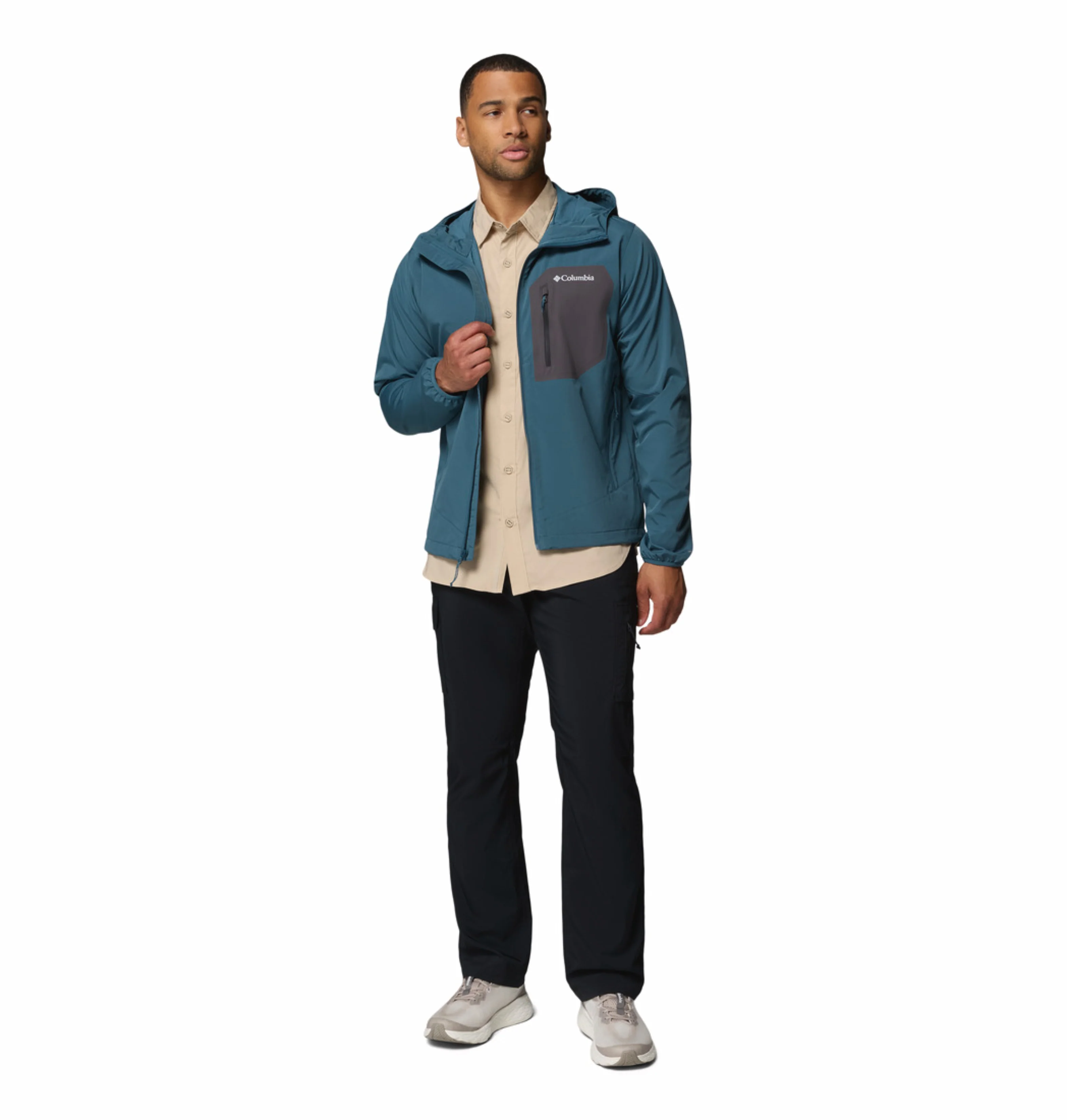 Columbia Men Blue Omni-Shield Tall Heights III Soft Shell Jacket - Image 6