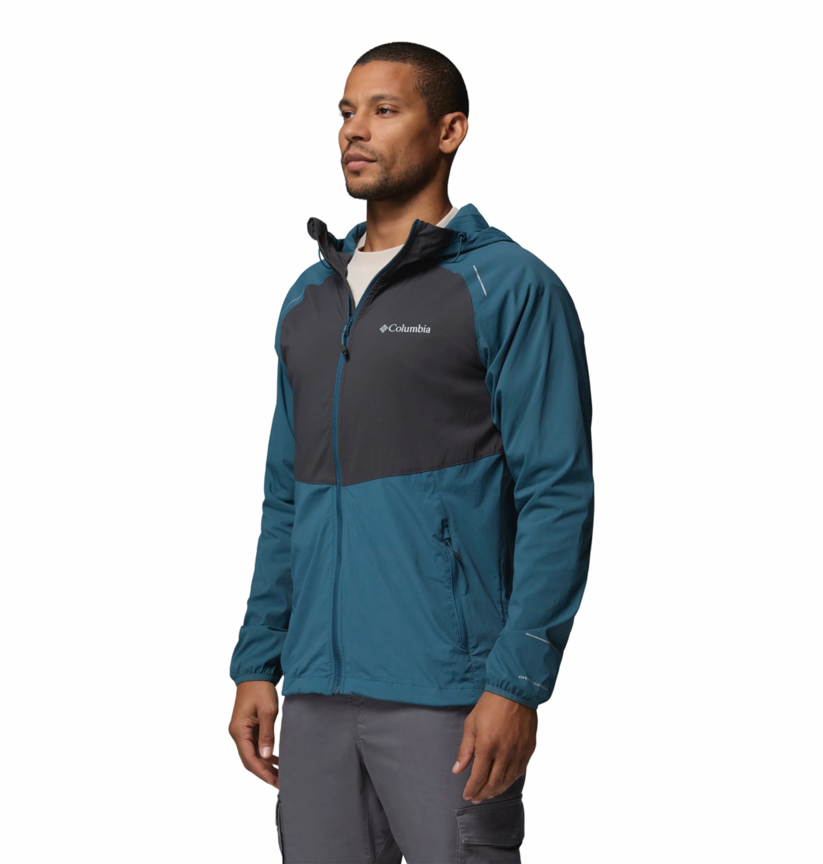 Columbia Men Blue Omni-Shield Tech II Windbreaker - Image 5