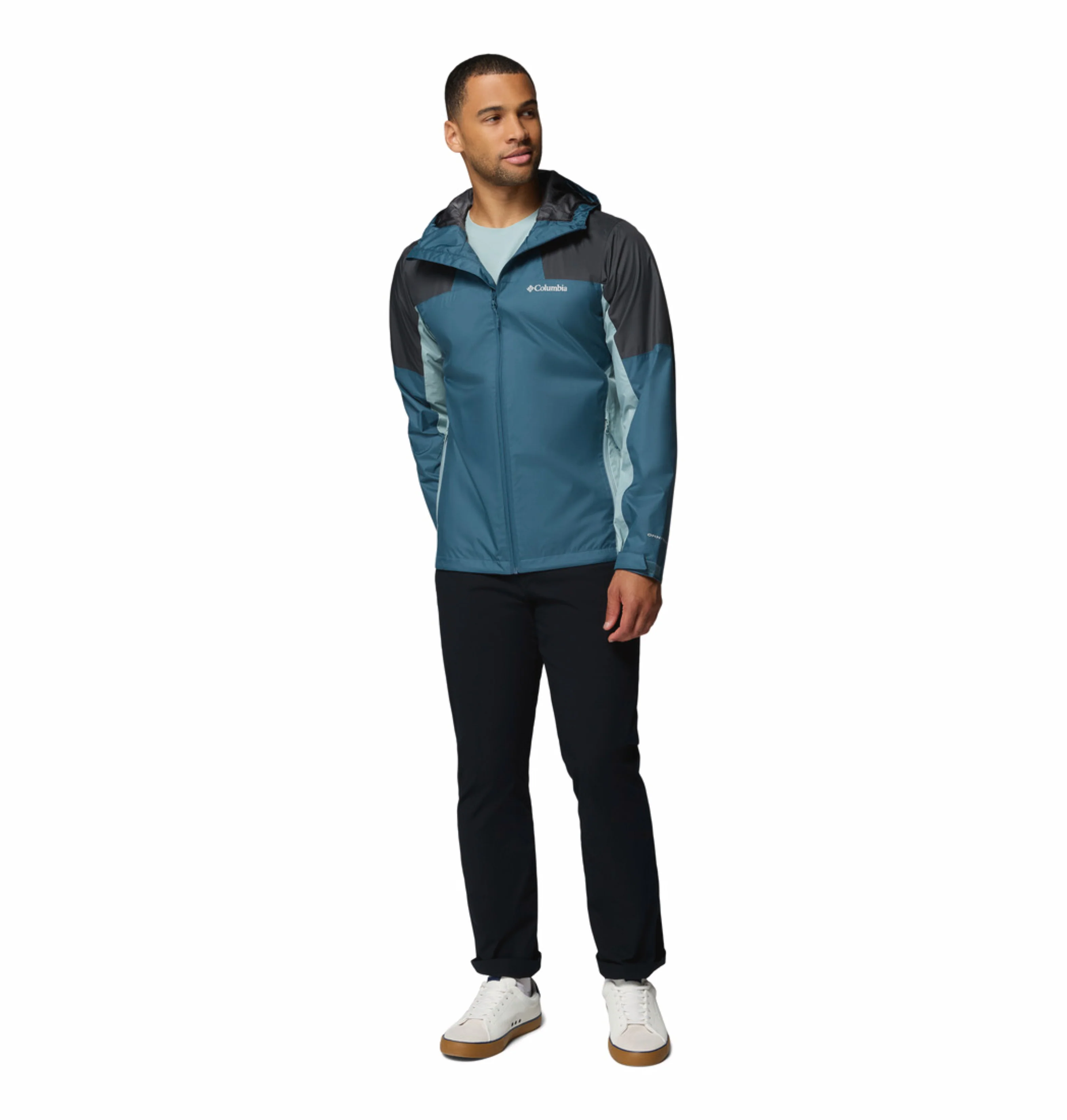 Columbia Men Blue Omni-Tech Inner Limits III Rain Jacket - Image 6