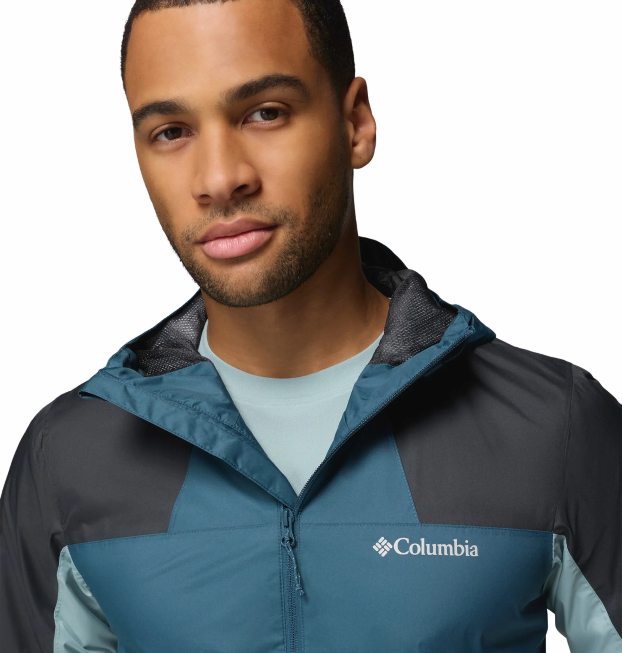 Columbia Men Blue Omni-Tech Inner Limits III Rain Jacket - Image 9