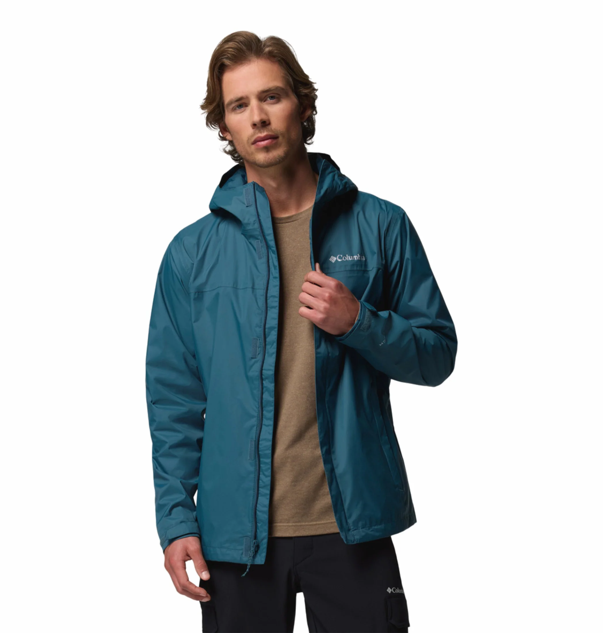 Columbia Men Blue Omni-Tech Watertight II Rain Jacket - Image 7
