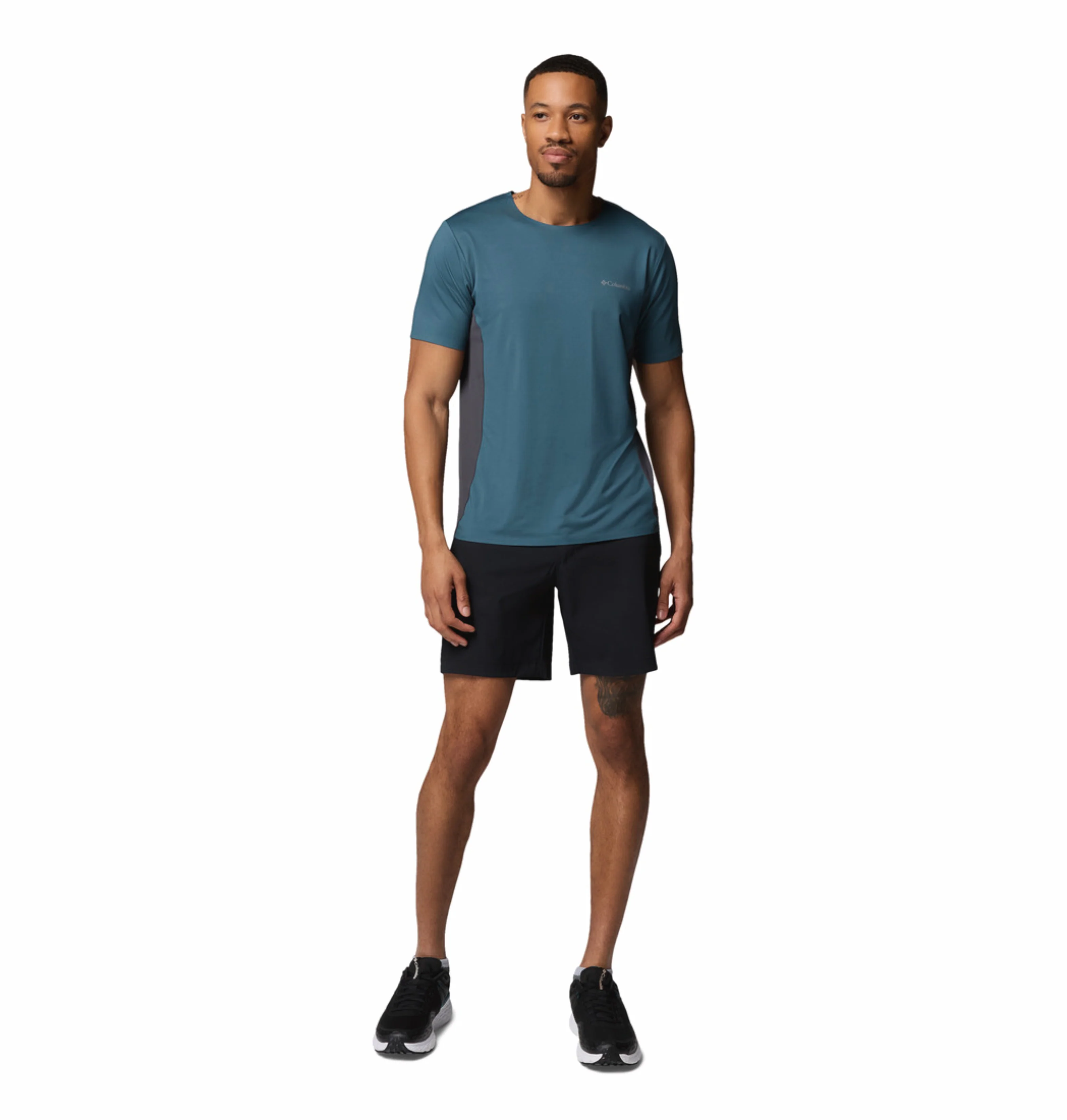 Columbia Men Blue Omni-Wick Three Pitch Tshirt - Image 6