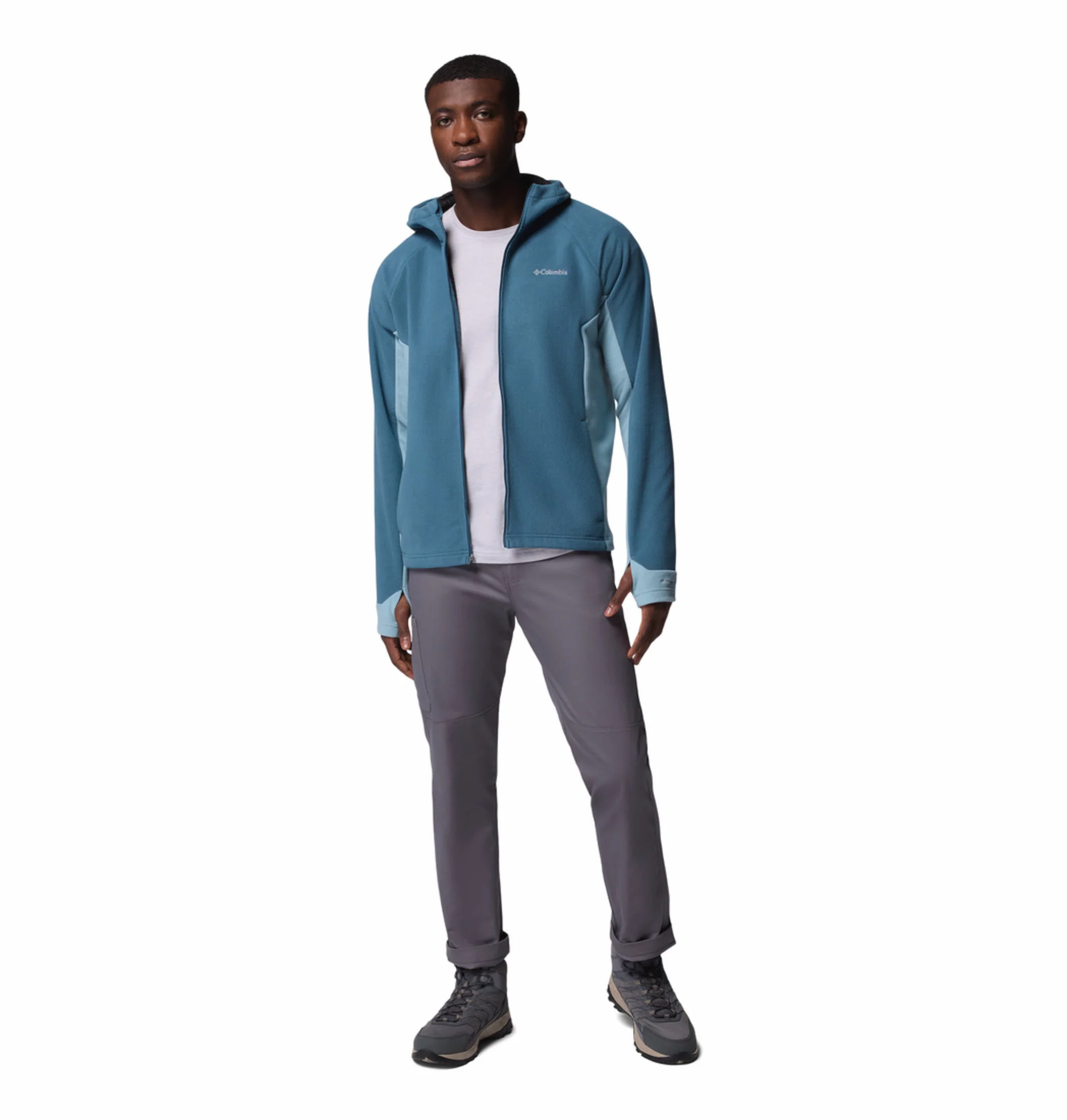 Columbia Men Blue OmniHeat Arctic Peak Fleece Jacket - Image 6