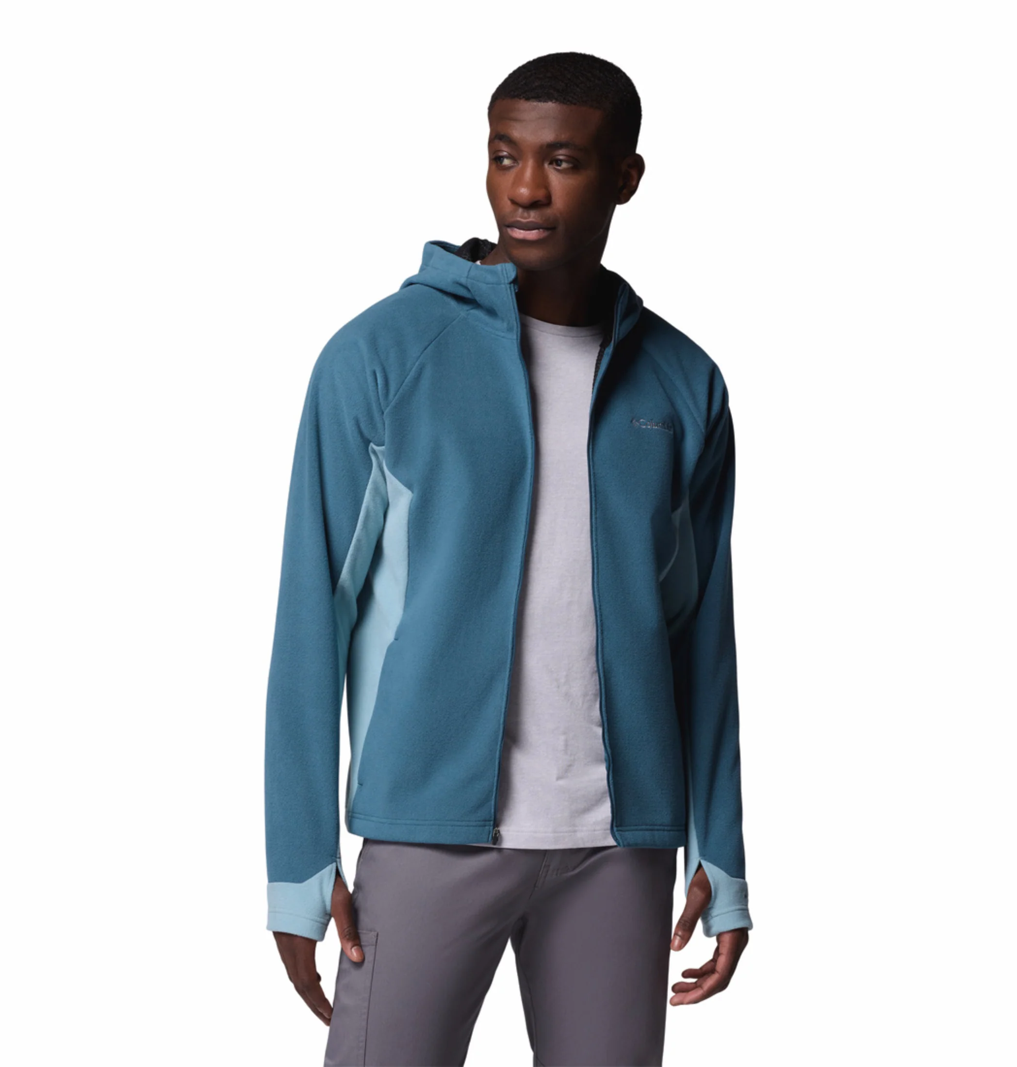 Columbia Men Blue OmniHeat Arctic Peak Fleece Jacket - Image 7