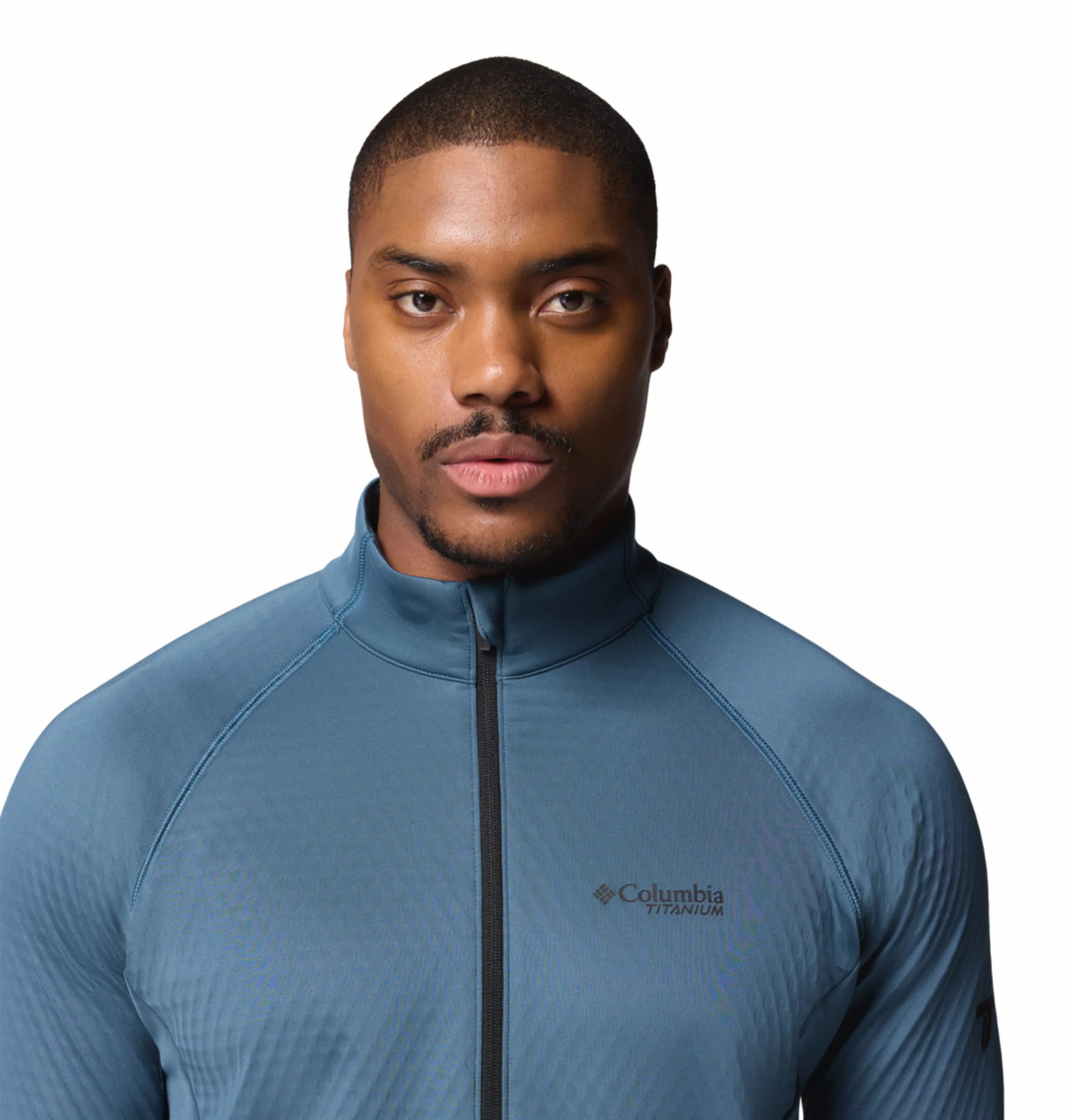 Columbia Men Blue OmniHeat Helix Crystal Leaf Pullover - Image 8