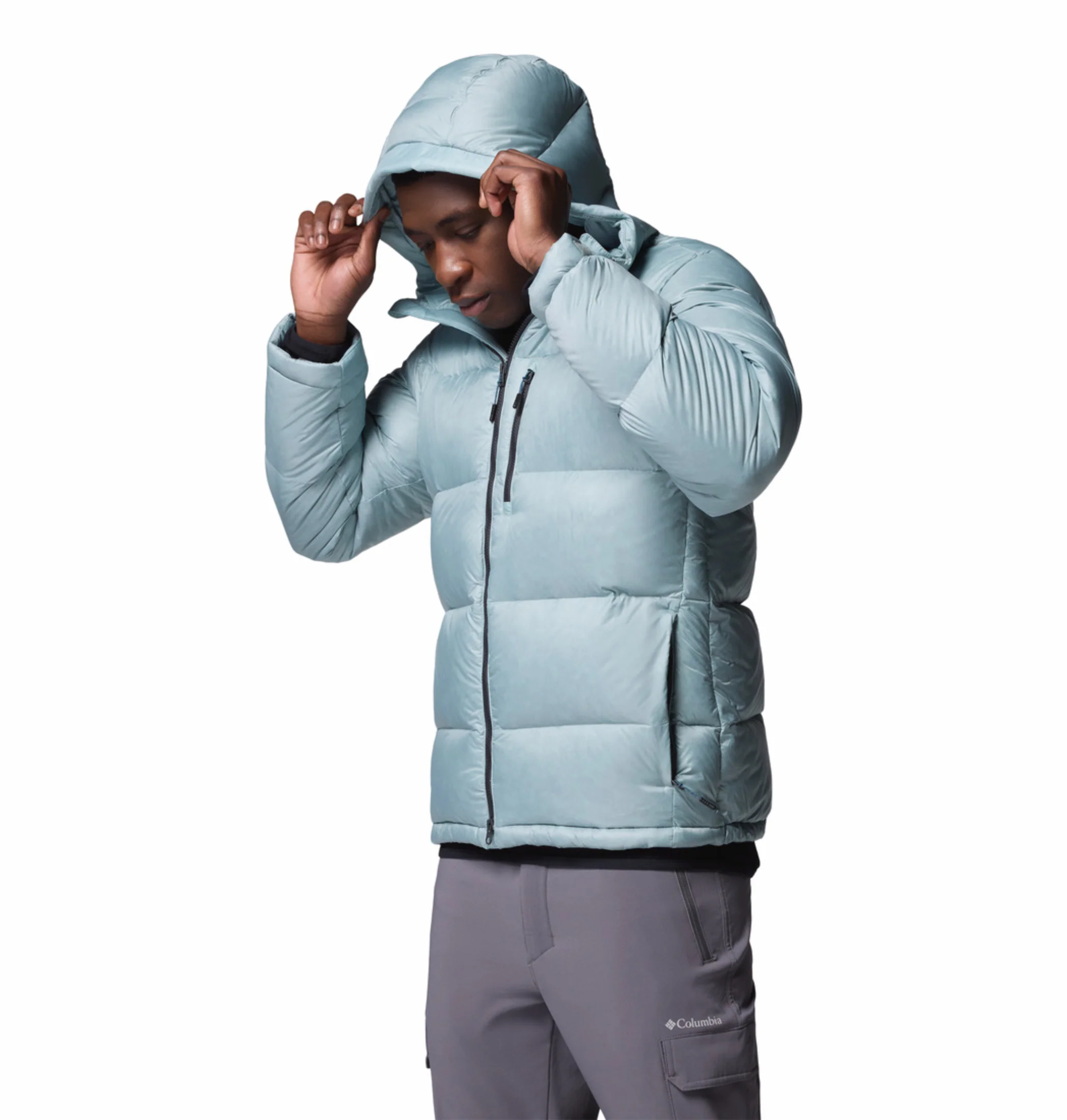 Columbia Men Blue OmniHeat Infinity Cloudview Down Jacket - Image 5