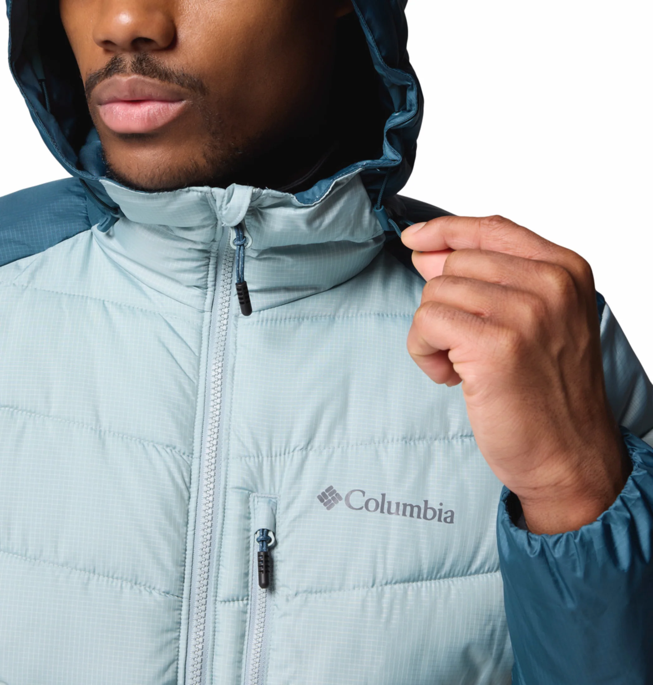 Columbia Men Blue OmniHeat Infinity Labyrinth Loop II Down Jacket - Image 7