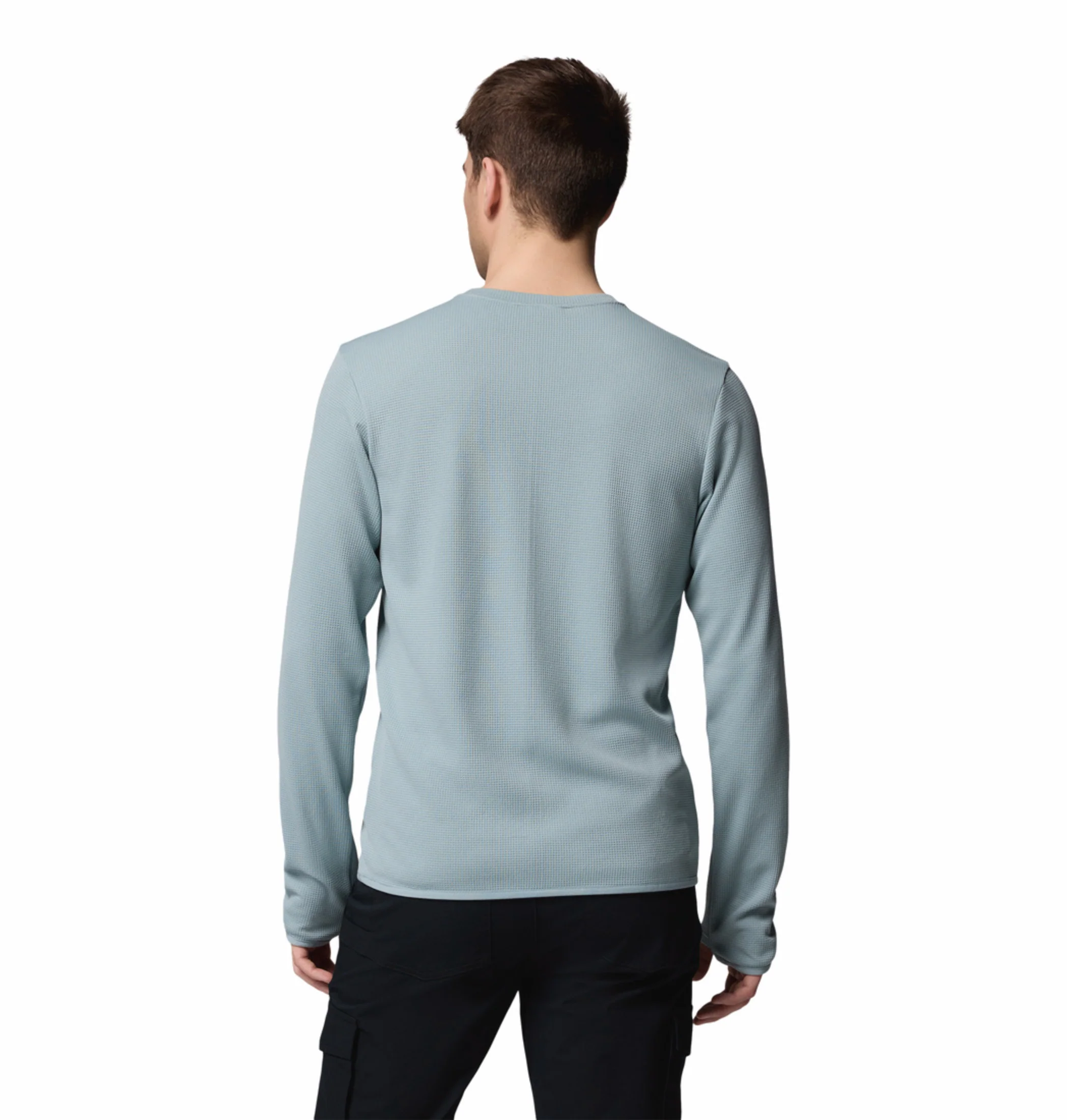 Columbia Men Blue OmniShade UPF 50 Tech Trail Utility Sweatshirt - Image 4