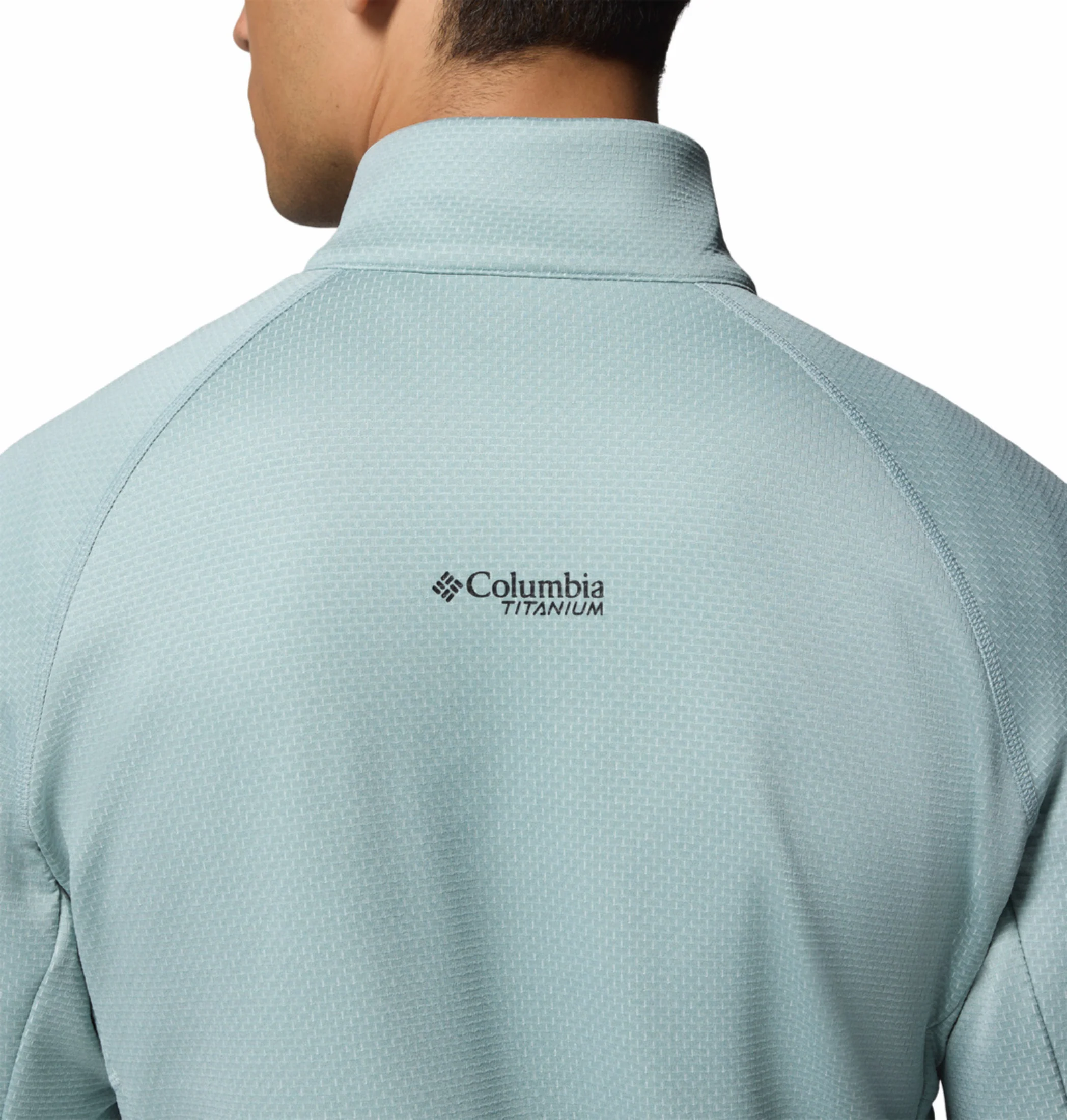 Columbia Men Blue OmniWick Triple Canyon Grid II Fleece Jacket - Image 11