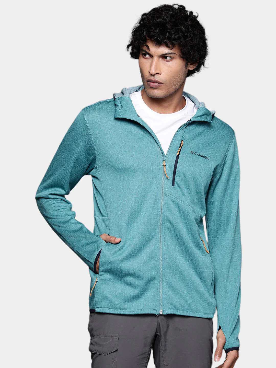 Columbia Men Blue Park View Fleece Full Zip Hoodie - Image 12