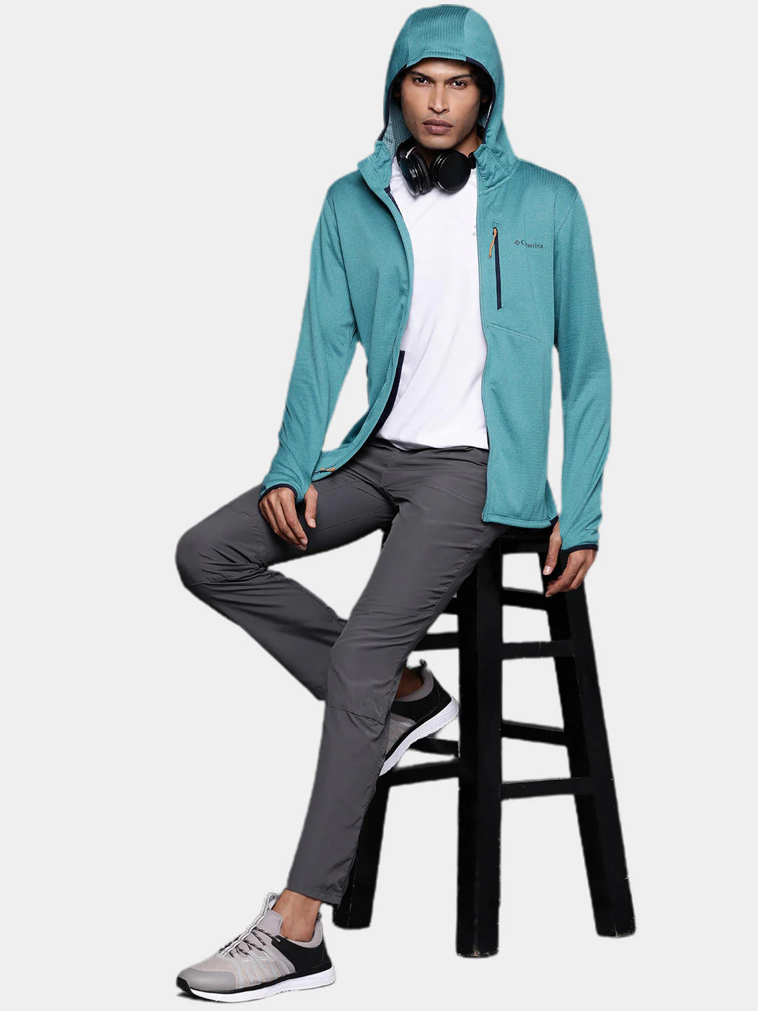 Columbia Men Blue Park View Fleece Full Zip Hoodie - Image 13