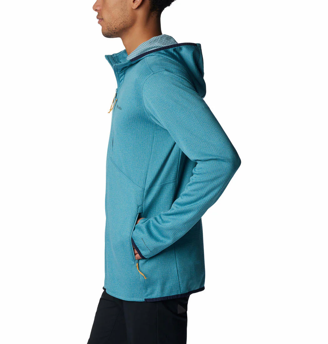 Columbia Men Blue Park View Fleece Full Zip Hoodie - Image 6