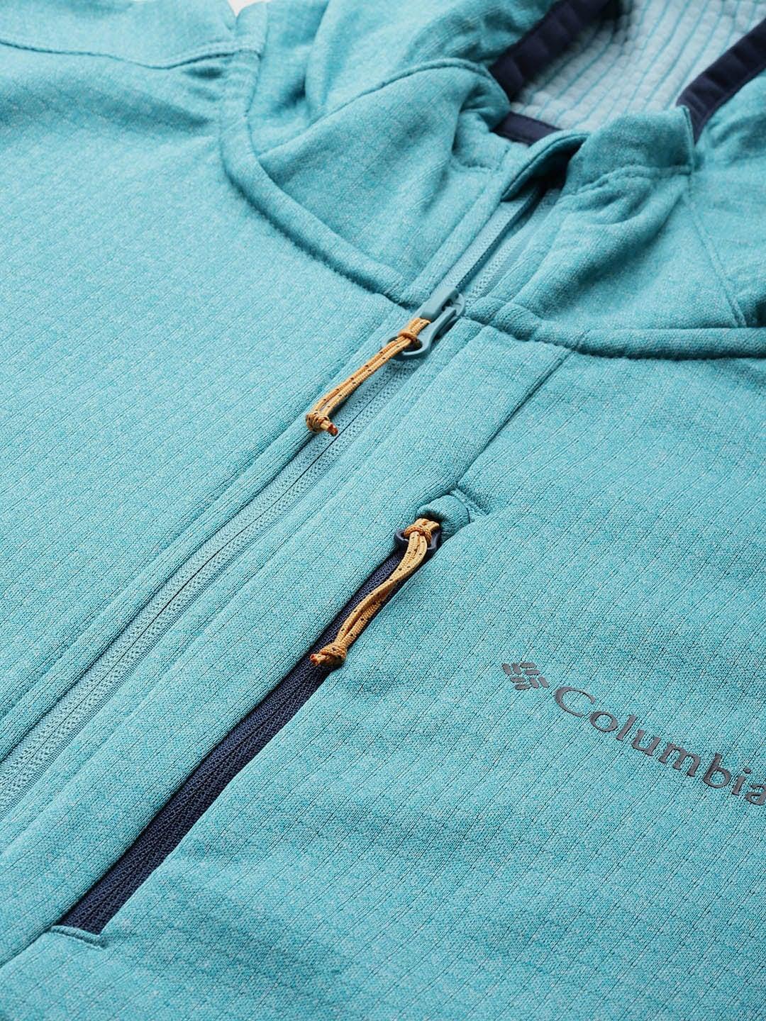 Columbia Men Blue Park View Fleece Full Zip Hoodie - Image 8