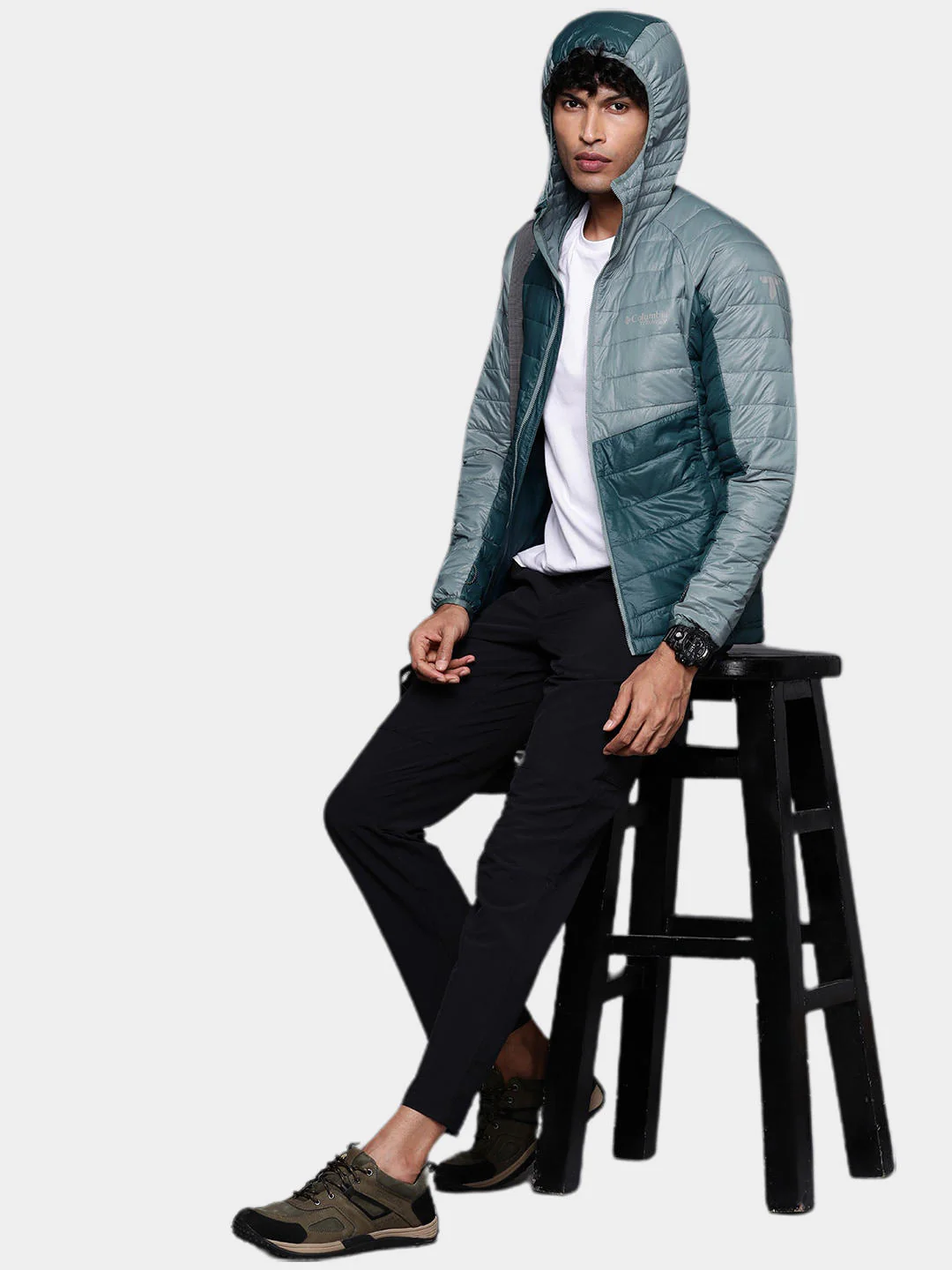 Columbia Men Blue Platinum Peak Hooded Jacket - Image 10