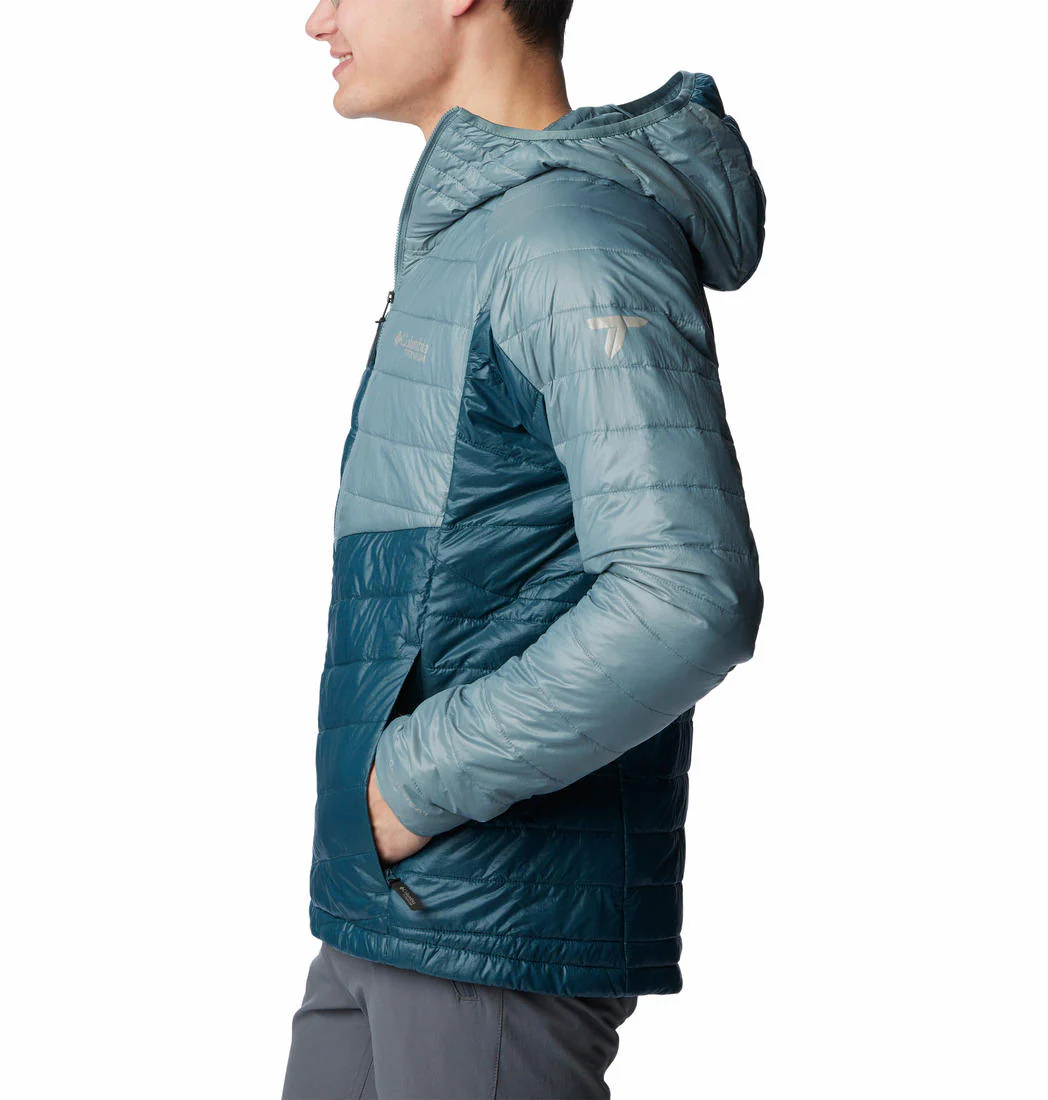 Columbia Men Blue Platinum Peak Hooded Jacket - Image 2