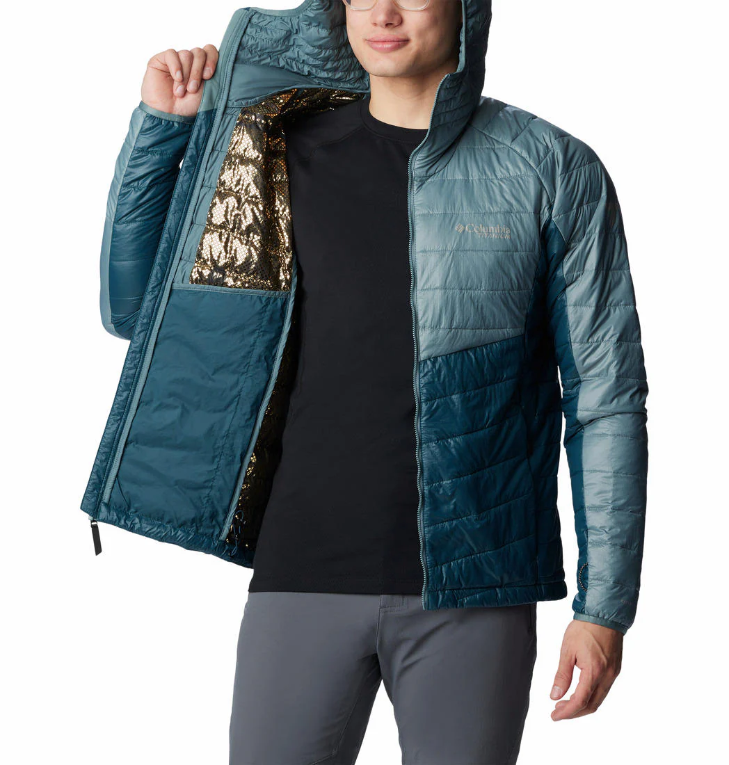 Columbia Men Blue Platinum Peak Hooded Jacket - Image 4
