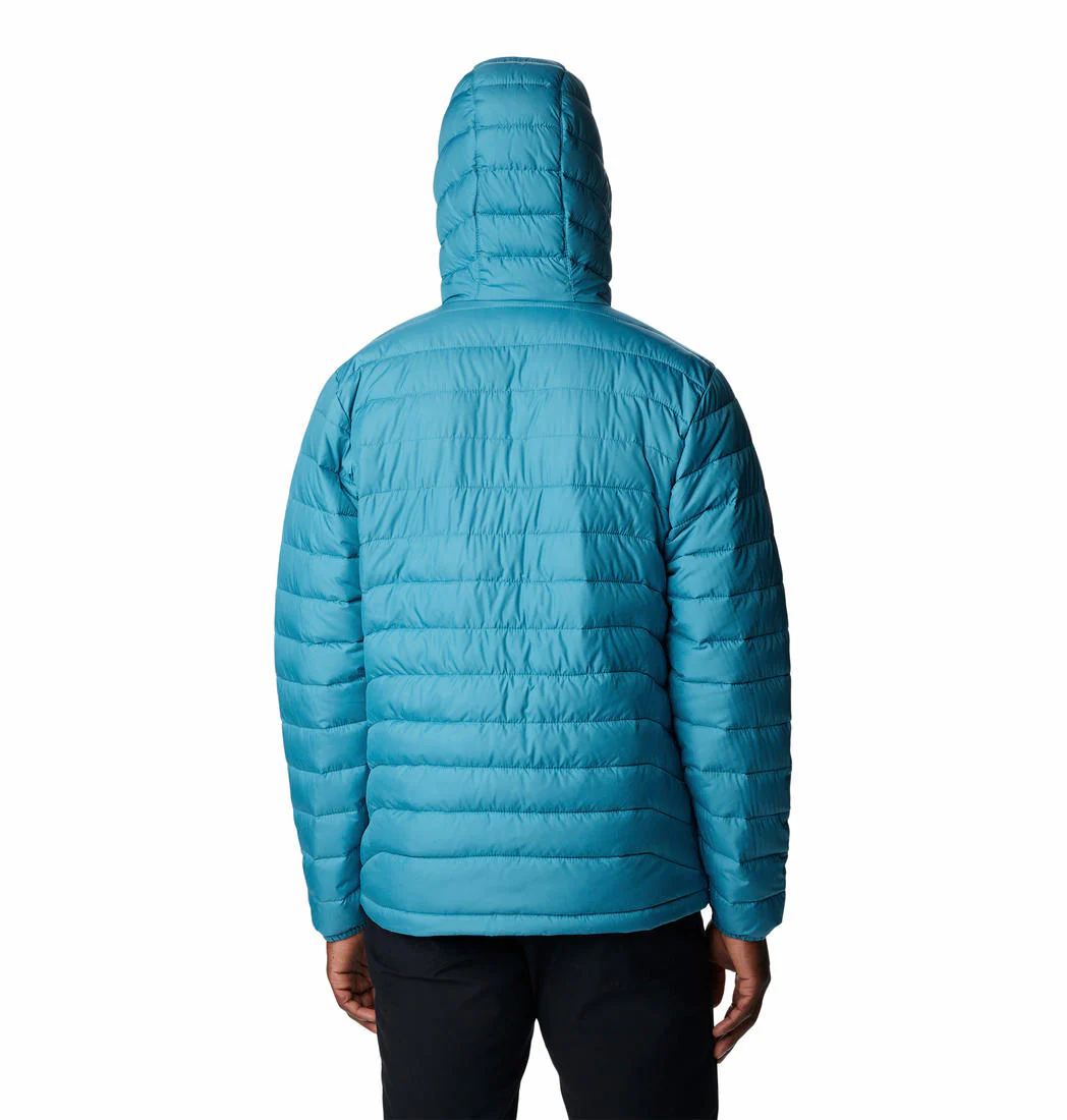 Columbia Men Blue Powder Lite Hooded Jacket - Image 7