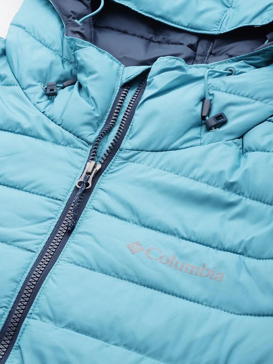 Columbia Men Blue Powder Lite Hooded Jacket - Image 8