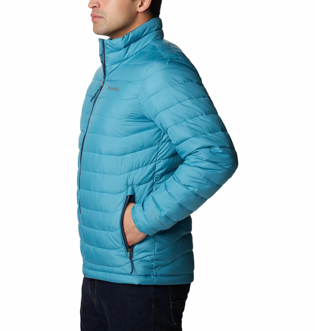 Columbia Men Blue Powder Lite Jacket - Image 2