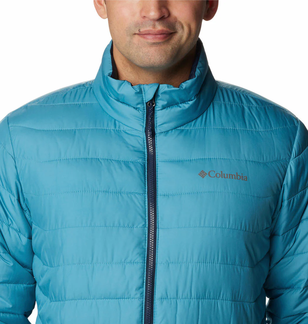 Columbia Men Blue Powder Lite Jacket - Image 3