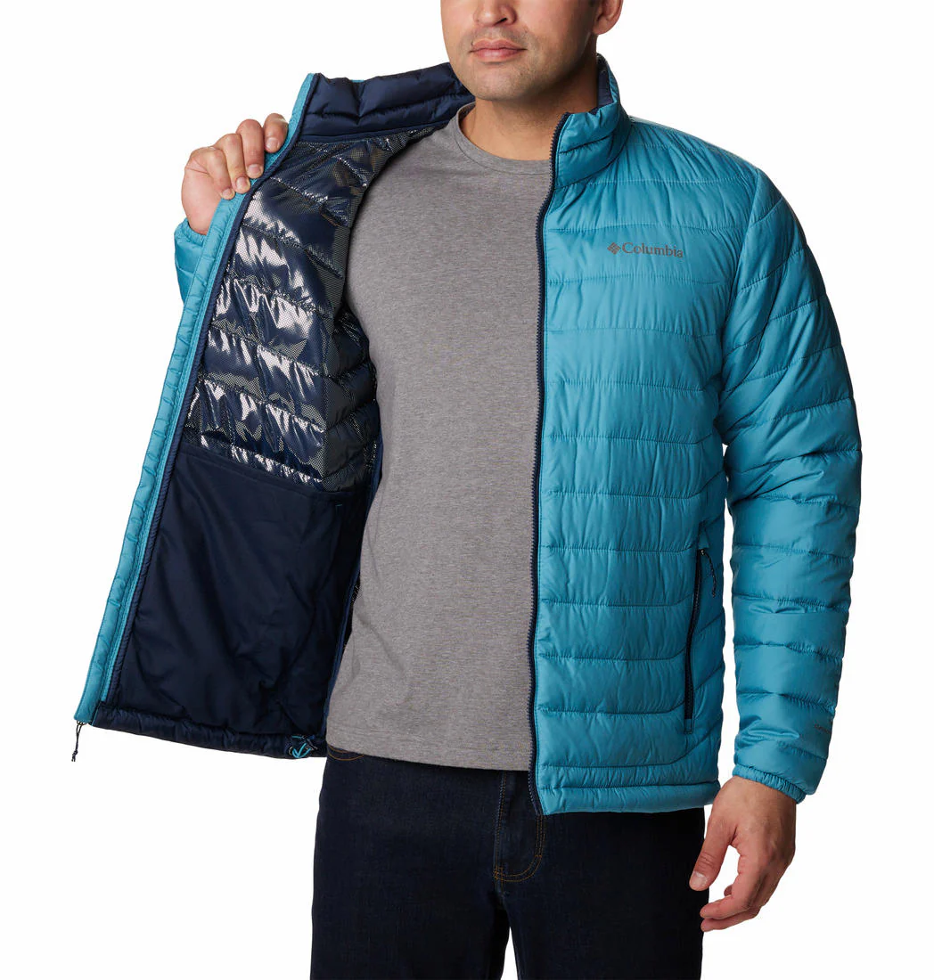 Columbia Men Blue Powder Lite Jacket - Image 4