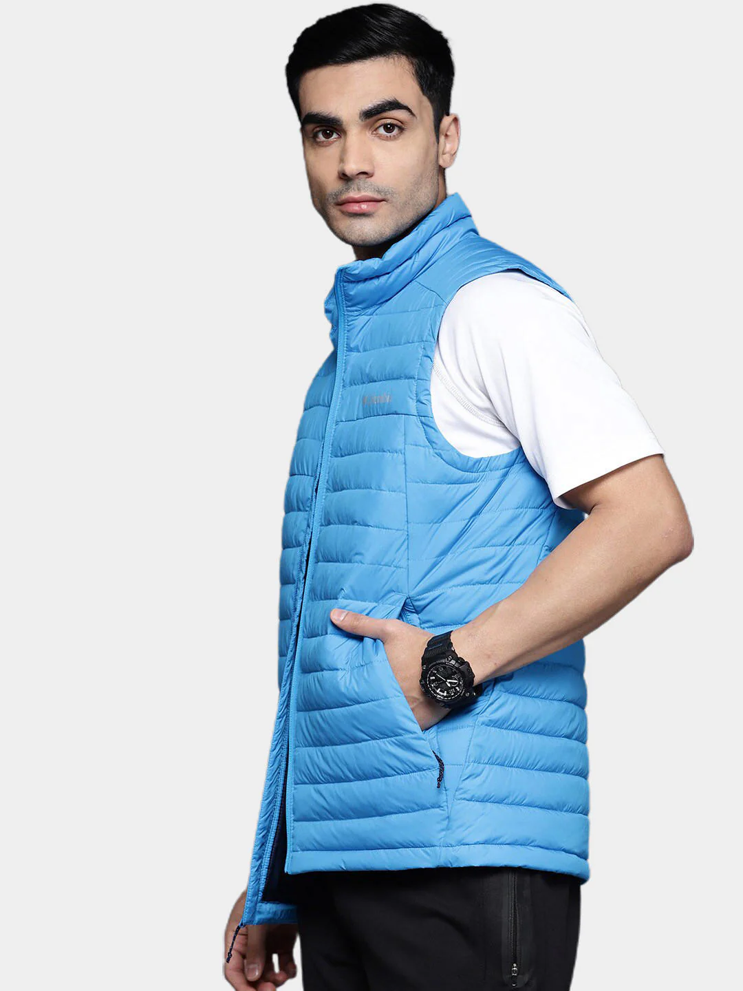 Columbia Men Blue Silver Falls Vest - Image 14