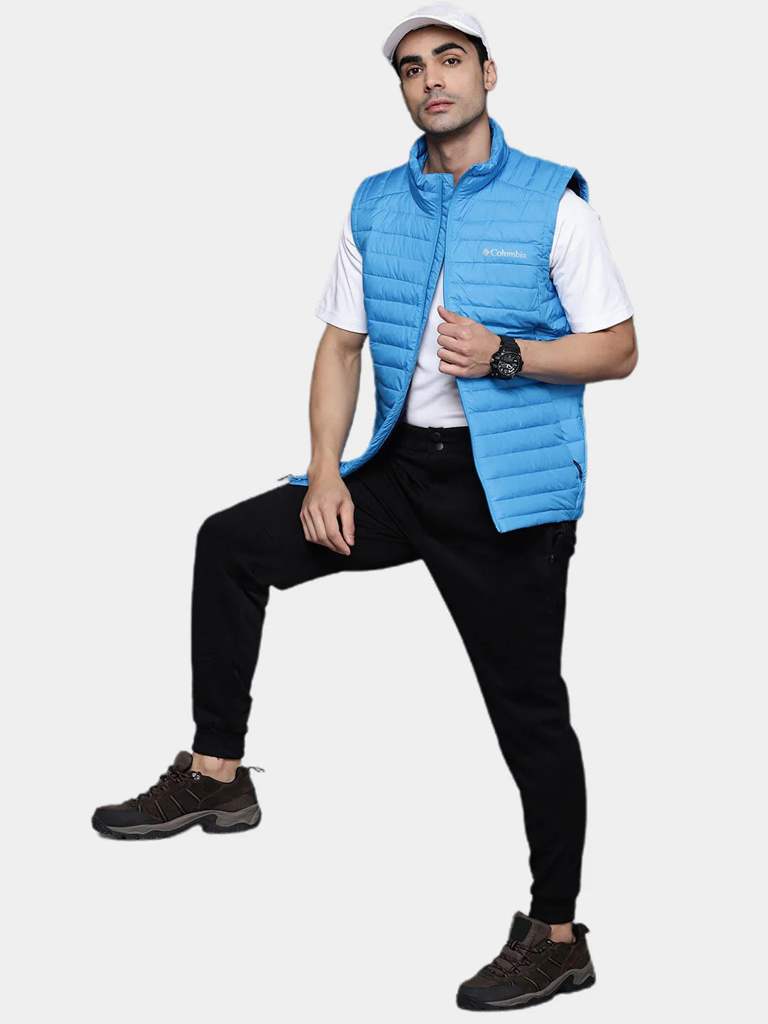 Columbia Men Blue Silver Falls Vest - Image 15