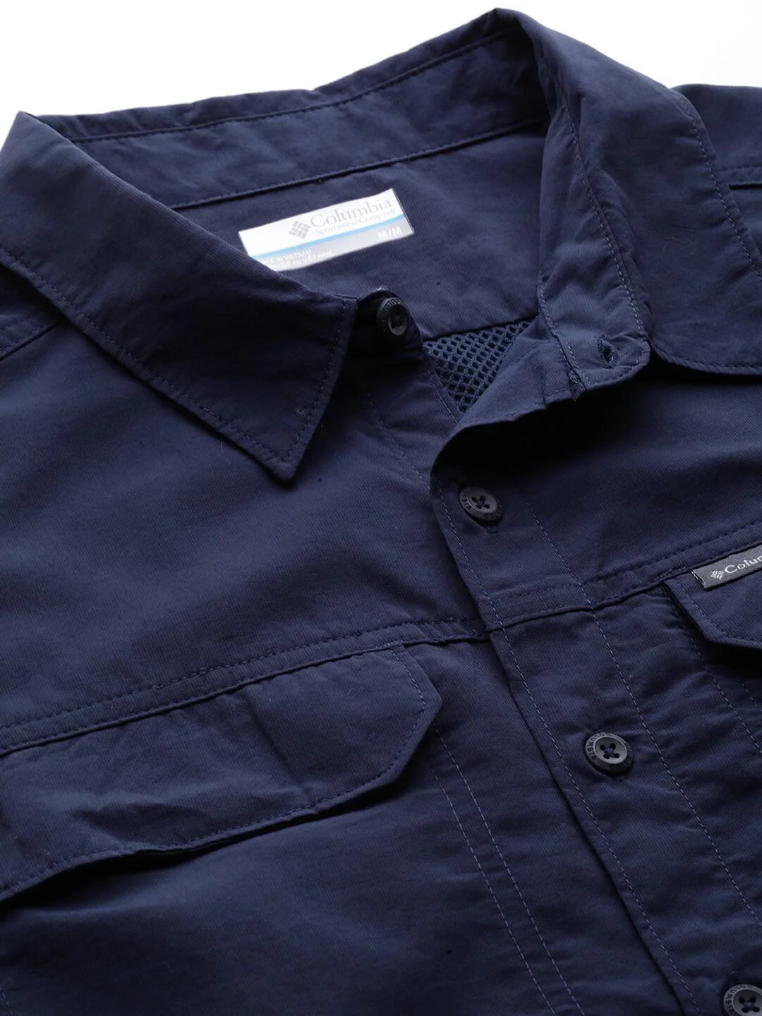 Columbia Men Blue Silver Ridge 2.0 Short Sleeve Shirt (Sun Protection) - Image 4