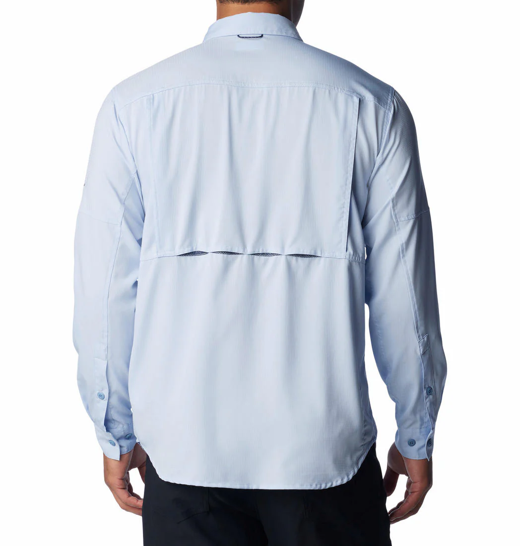 Columbia Men Navy Blue Silver Ridge Utility Lite Long Sleeve (Sun Protection) - Image 2