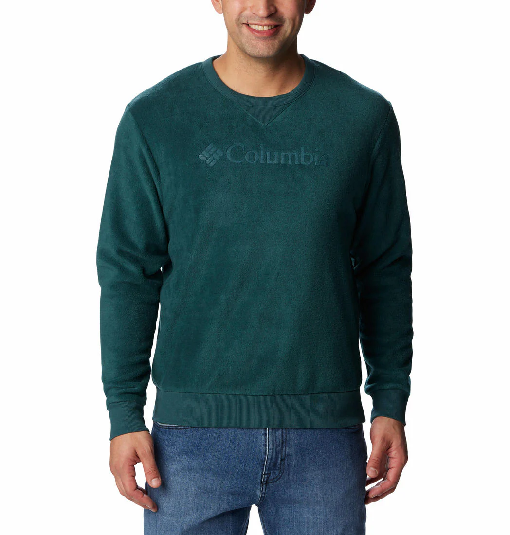 Columbia Men Blue Steens Mountain Crew 2.0
