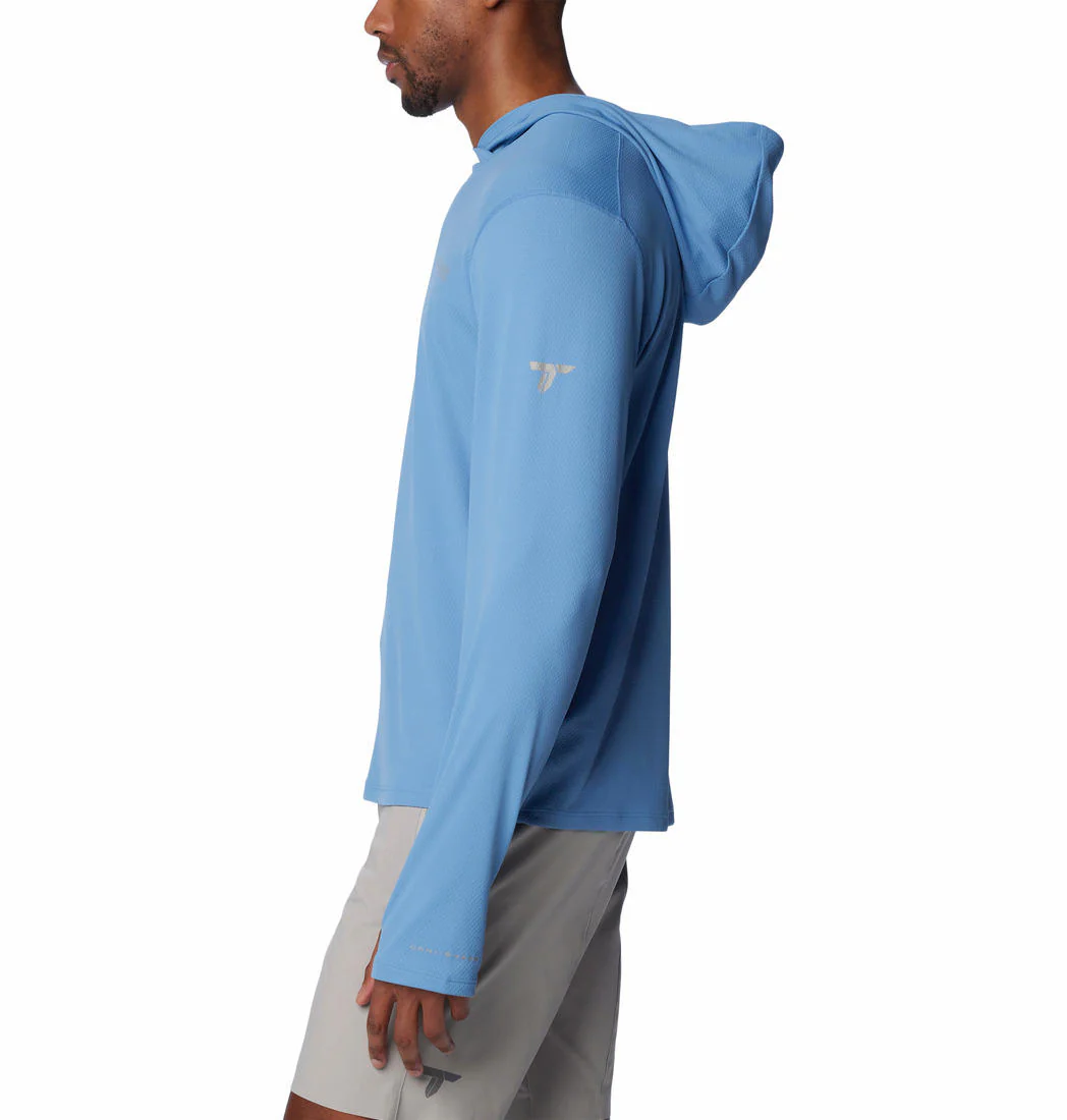 Columbia Men Blue Summit Valley Hoodie (Sun Protection) - Image 4