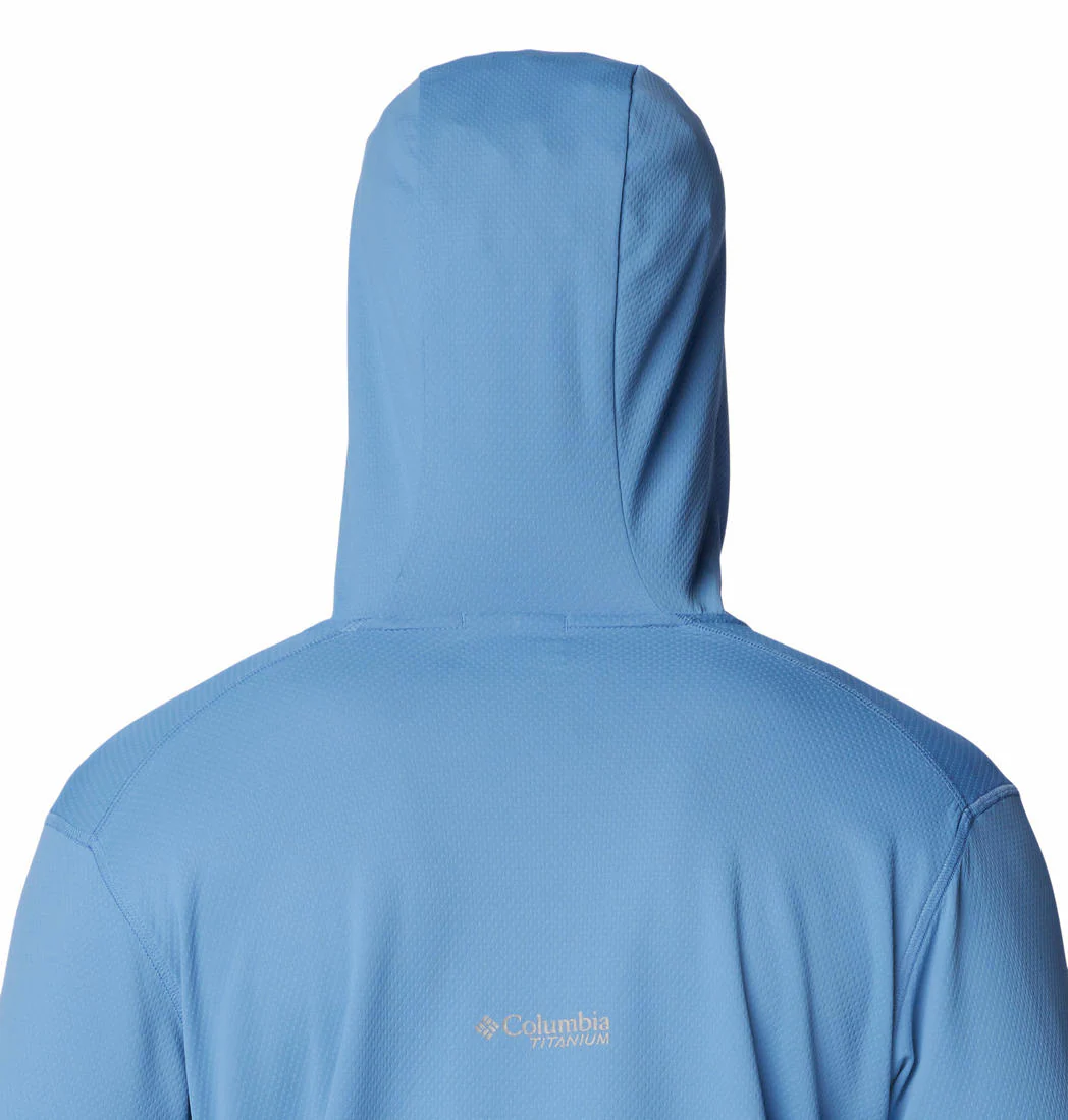 Columbia Men Blue Summit Valley Hoodie (Sun Protection) - Image 6