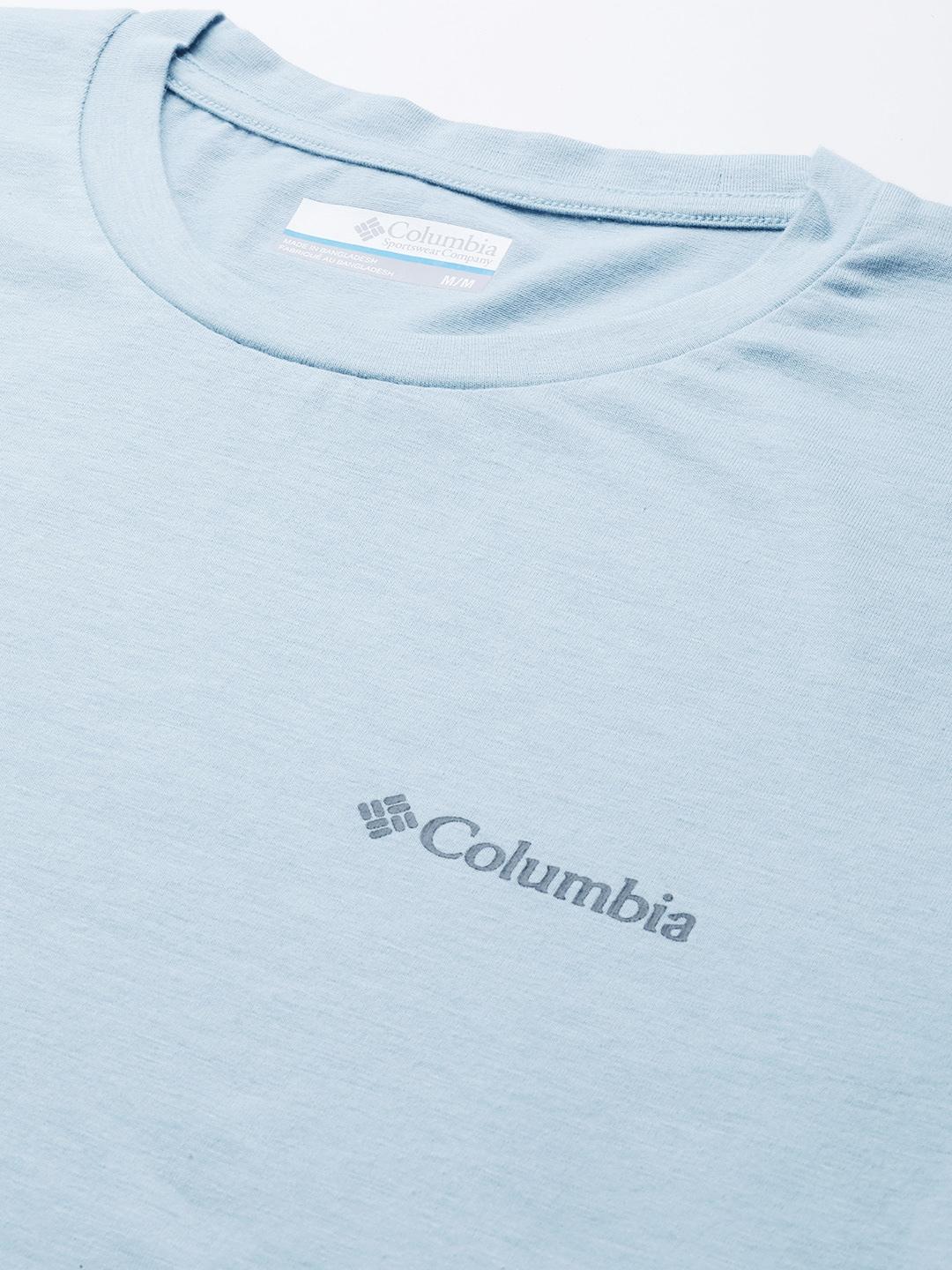 Columbia Men Blue Mens Sun Trek Short Sleeve Tee (Sun Protection) - Image 4