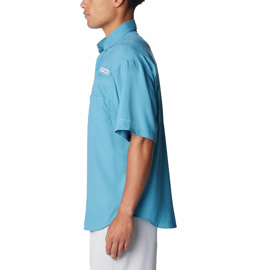 Columbia Men Blue Tamiami II SS Shirt (Sun Protection) - Image 4