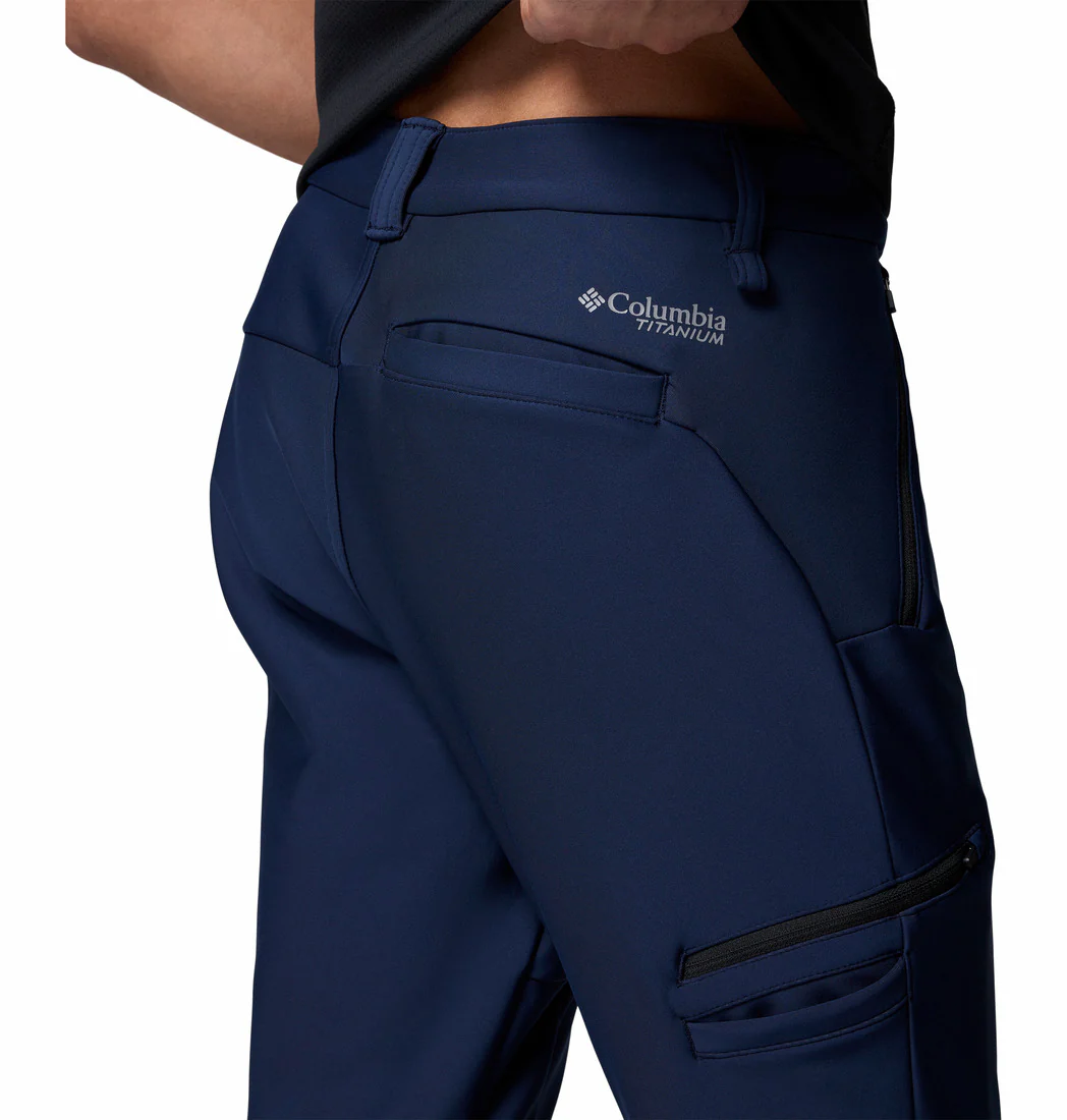 Columbia Men Blue Vast Canyon Softshell Pant (Plus Size) - Image 5