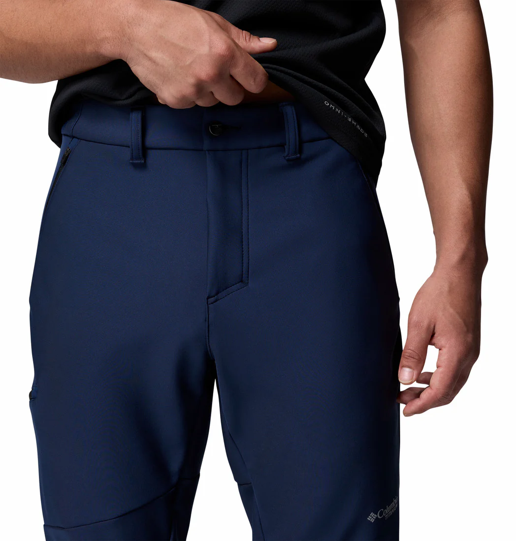 Columbia Men Blue Vast Canyon Softshell Pant (Plus Size) - Image 7