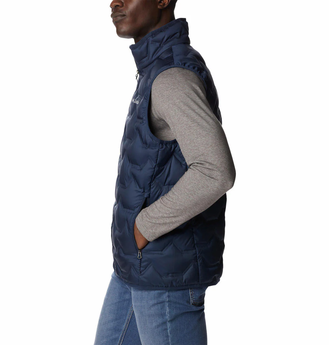 Columbia Men Blue Walker Mill Heat Seal Vest - Image 4