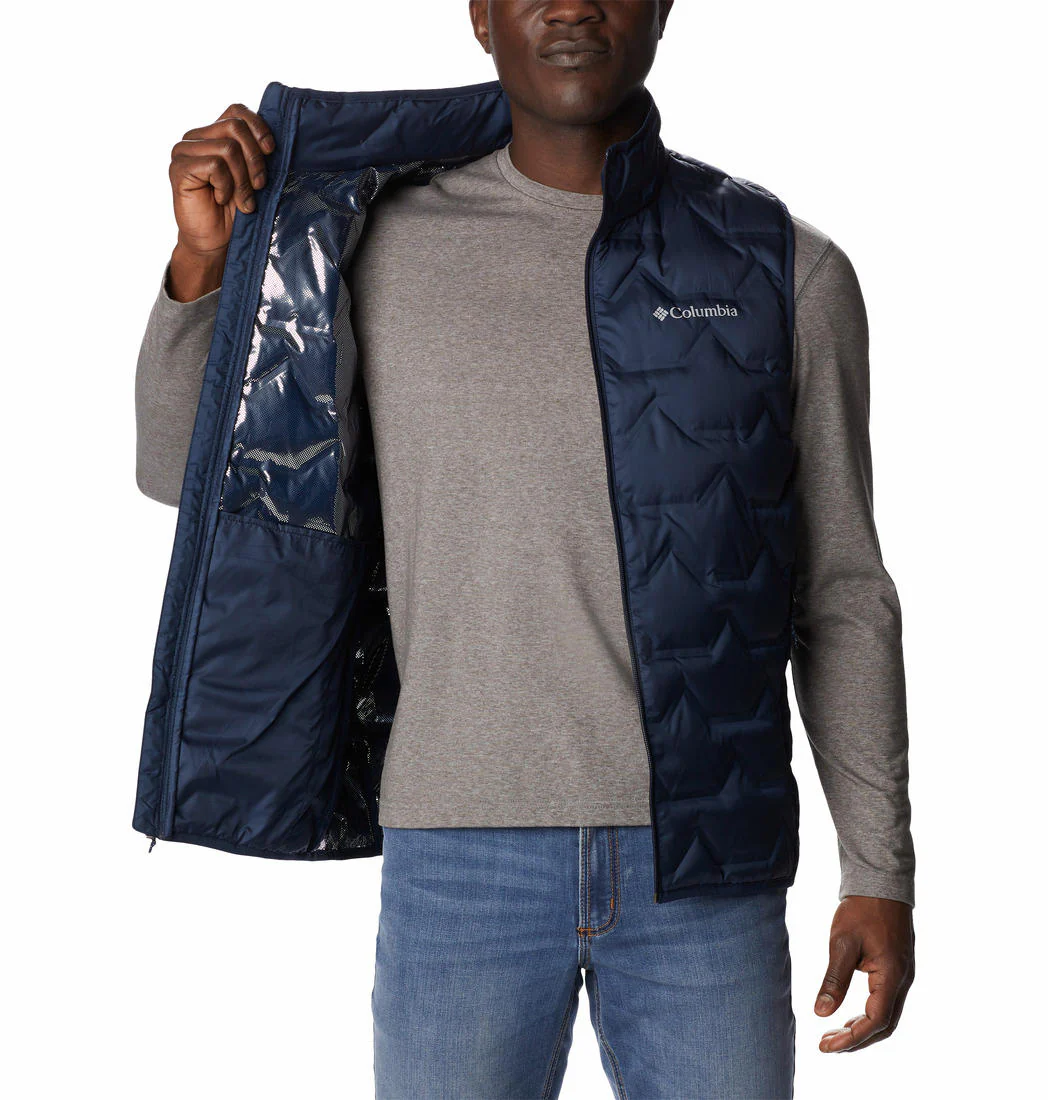 Columbia Men Blue Walker Mill Heat Seal Vest - Image 6