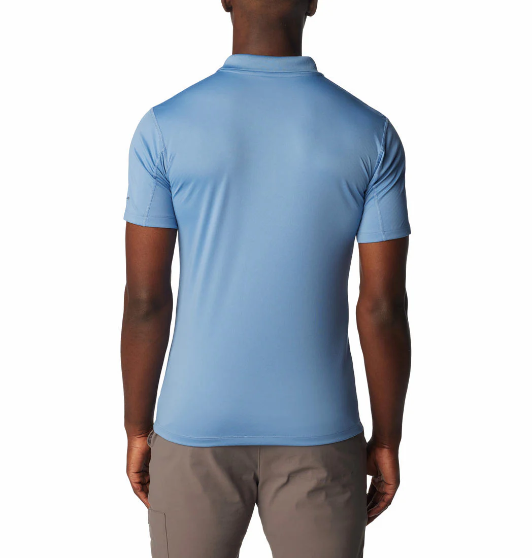 Columbia Men Navy Blue Zero Rules Polo Shirt (Sun Protection) - Image 2